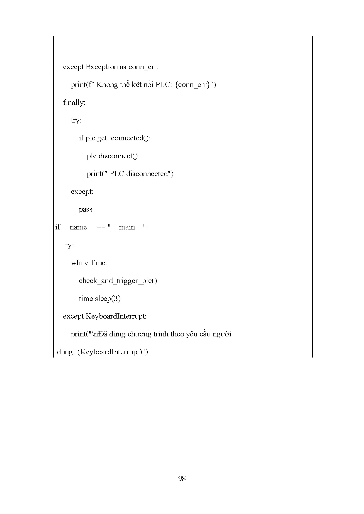 Đồ án tốt nghiệp - Design and contruction of automatic watering model for durian trees using PCWIP - Trang 110