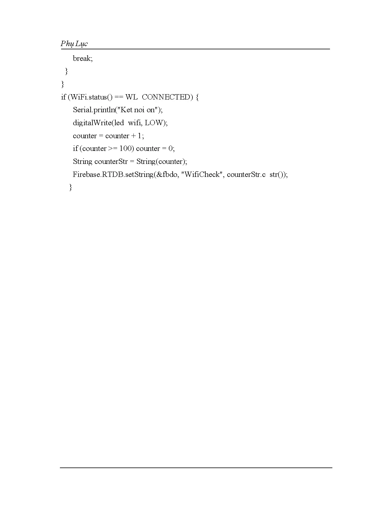 Đồ án tốt nghiệp - Thiết kế hệ thống IOT điều khiển và giám sát cho hồ cá - Trang 123