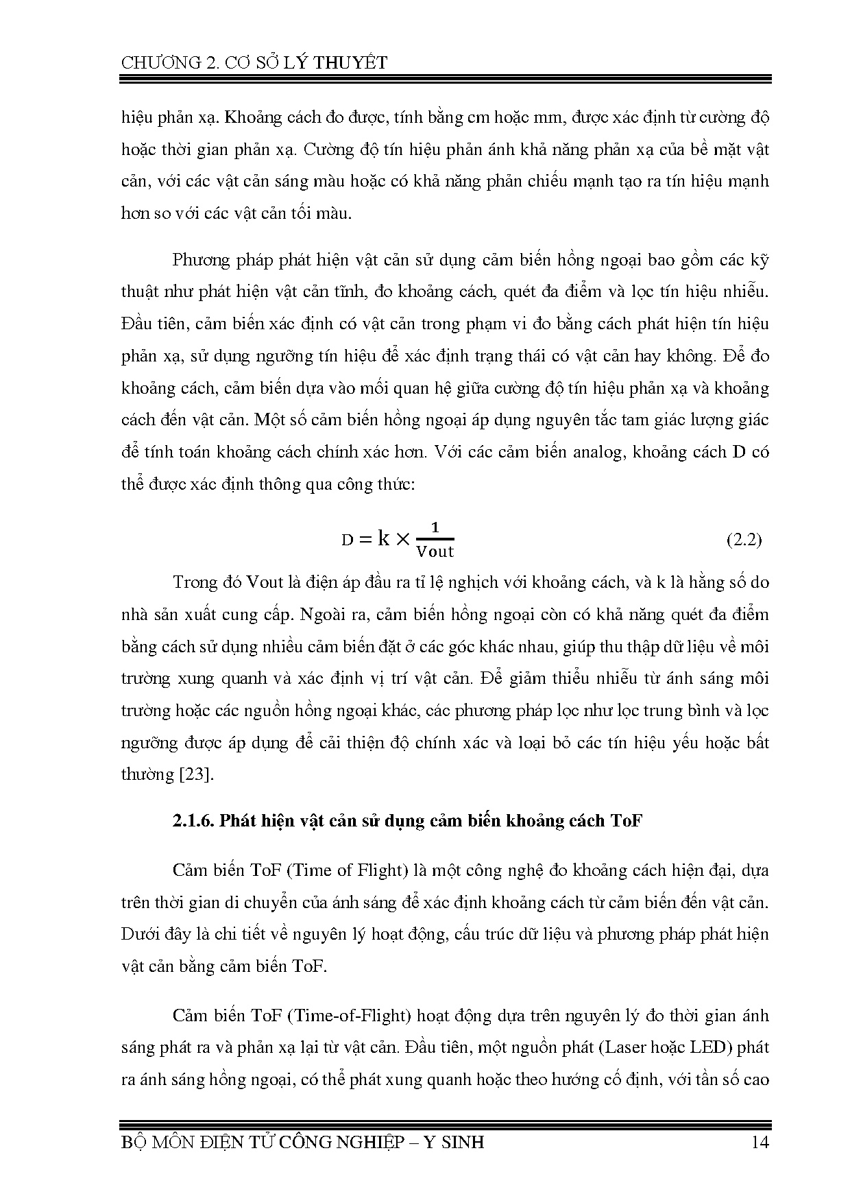 Đồ án tốt nghiệp - Thiết kế và thi công hệ thống phát hiện và tránh vật cản trên xe lăn điện cho NKT - Trang 28
