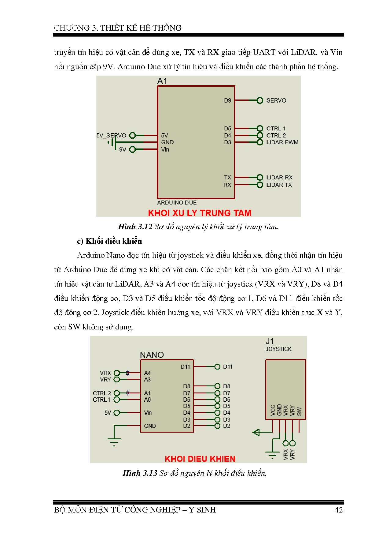 Đồ án tốt nghiệp - Thiết kế và thi công hệ thống phát hiện và tránh vật cản trên xe lăn điện cho NKT - Trang 56