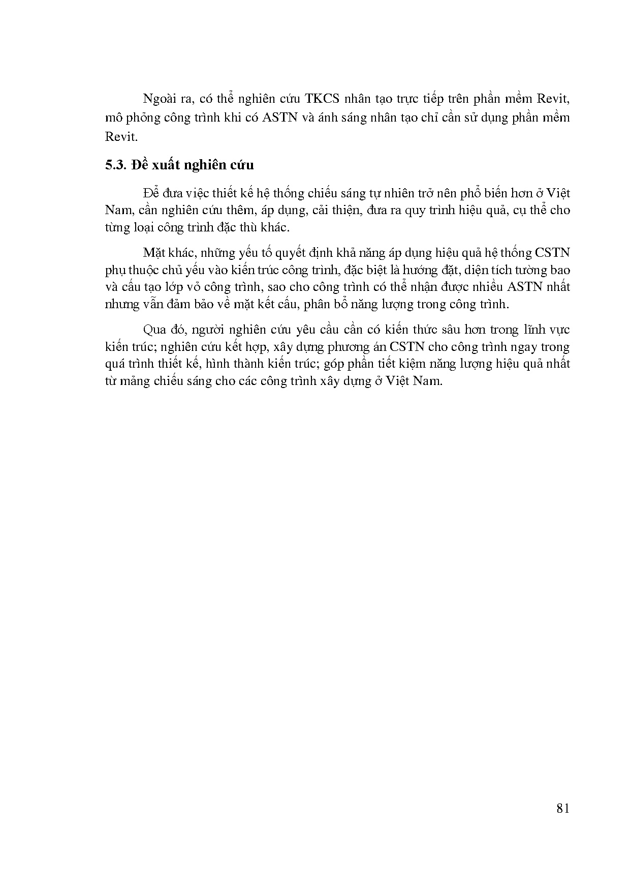 Đồ án tốt nghiệp - Thiết kế chiếu sáng tự nhiên cho công trình đặc trưng - Trang 96