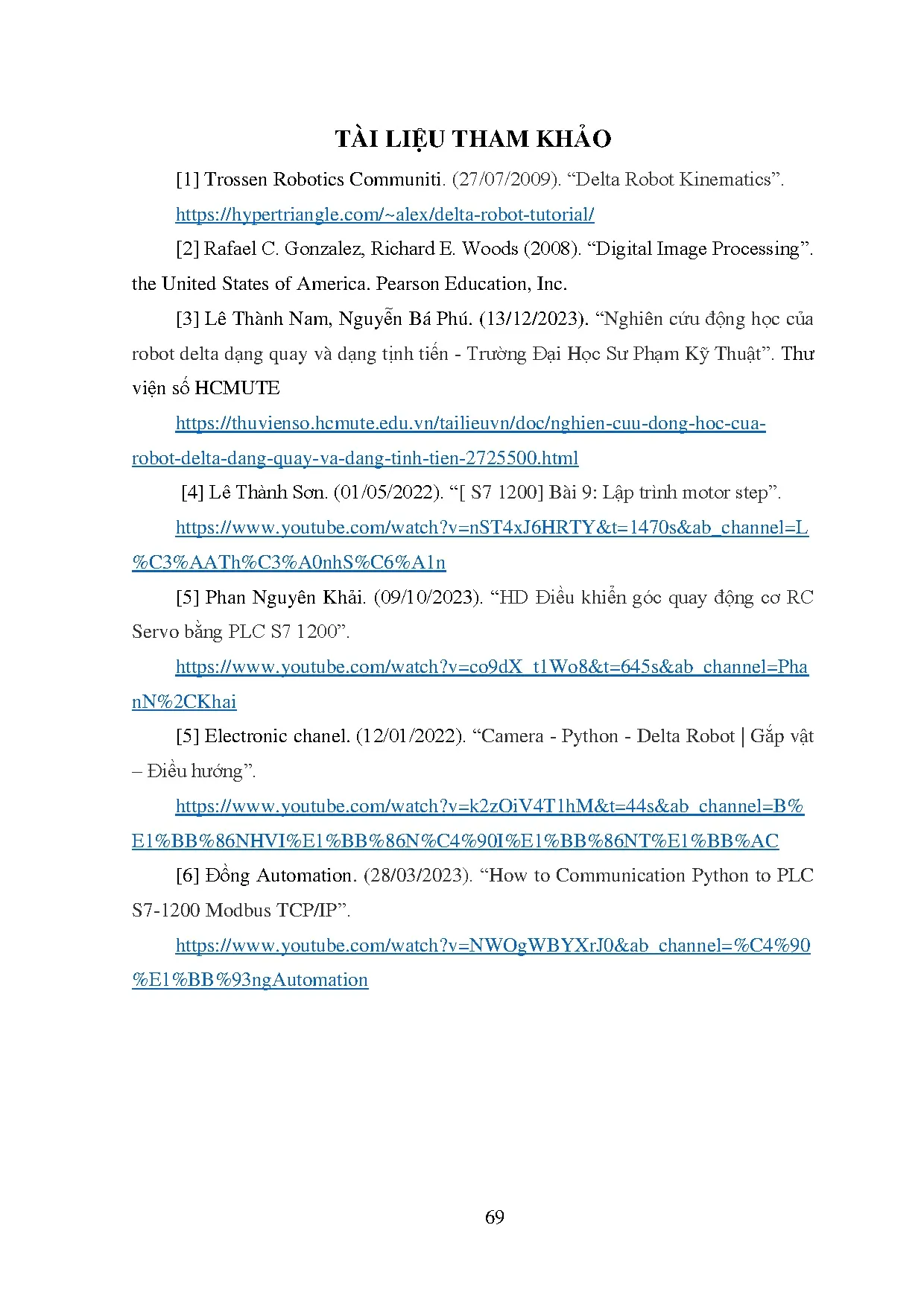 Đồ án tốt nghiệp - Robot delta phân loại sản phẩm - Trang 80
