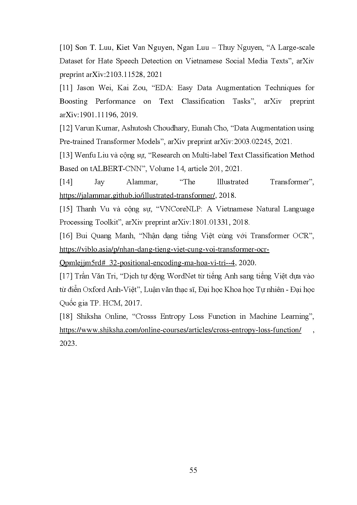 Ảnh một số trang tài liệu