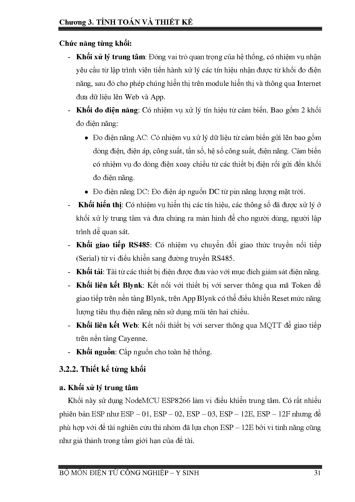 Đồ án tốt nghiệp - Nghiên cứu, thi công hệ thống ứng dụng Iot giám sát điện năng tiêu thụ của TBĐ - Trang 45