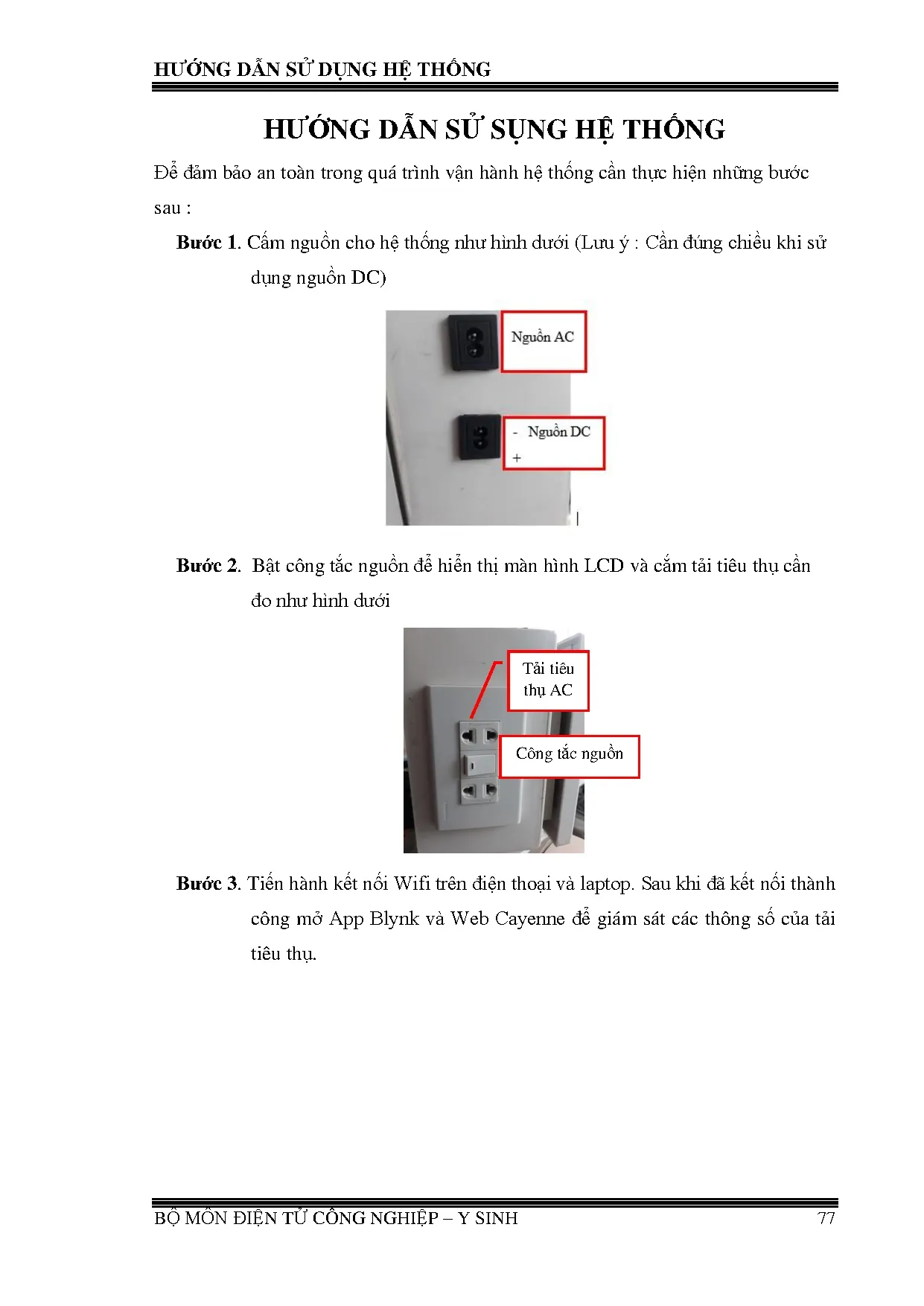 Đồ án tốt nghiệp - Nghiên cứu, thi công hệ thống ứng dụng Iot giám sát điện năng tiêu thụ của TBĐ - Trang 91