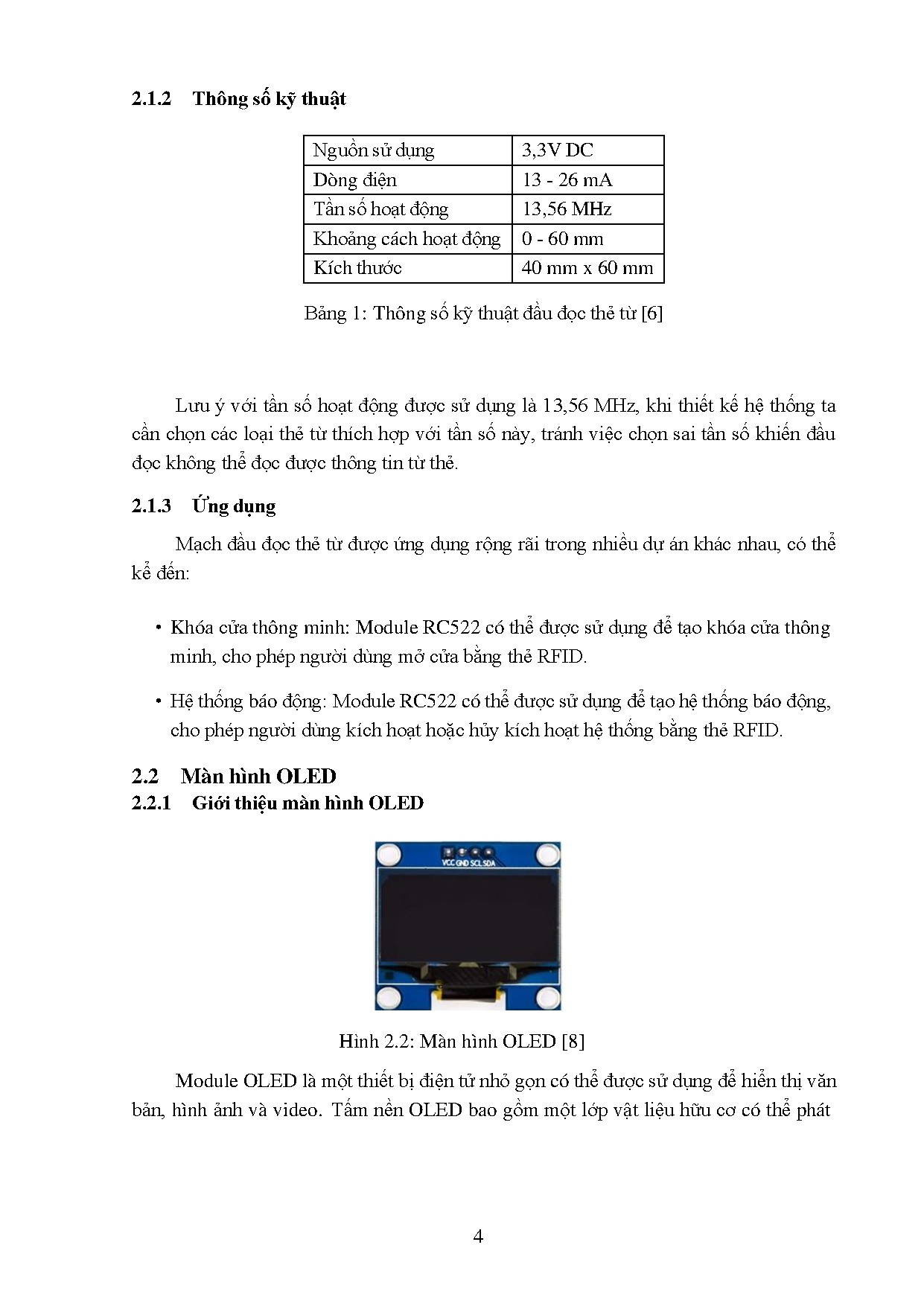 Đồ án tốt nghiệp - Hệ thống cửa bảo mật thông minh - Trang 17