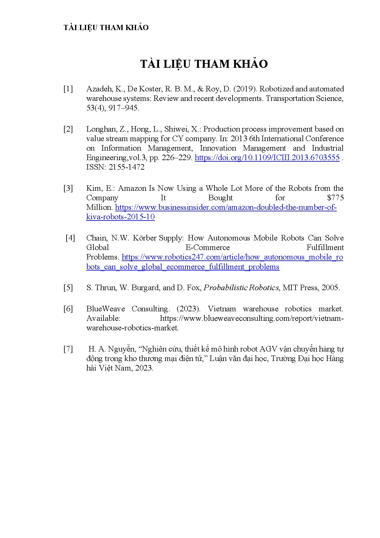 Đồ án tốt nghiệp - Thiết kế và điều khiển Mobile Robot Ứng dụng xếp hàng lên kệ trong kho - Trang 113