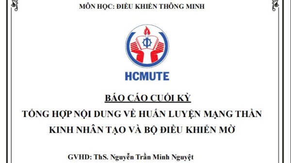 Báo cáo ĐKTM