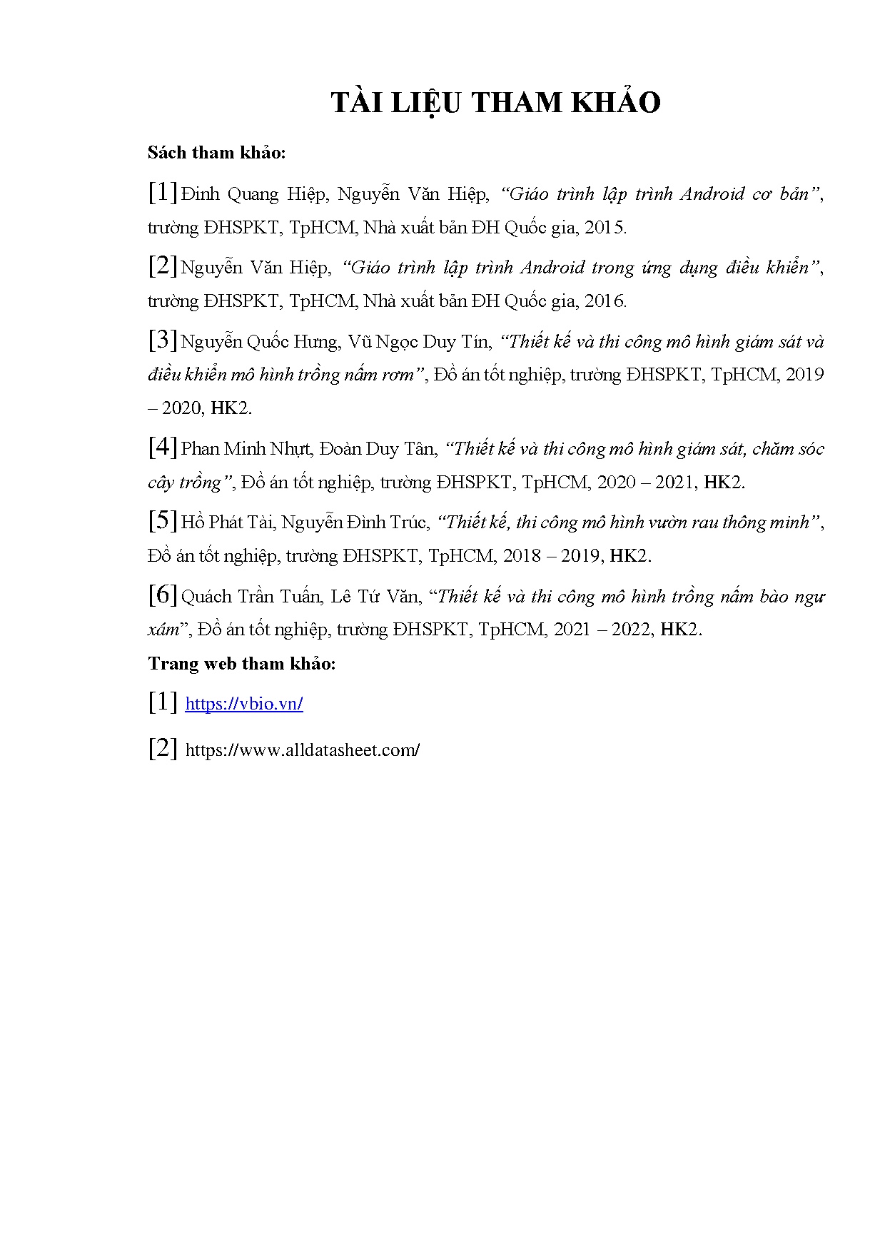 Đồ án tốt nghiệp - Xây dựng mô hình trồng nấm áp dụng công nghệ Iots - Trang 71