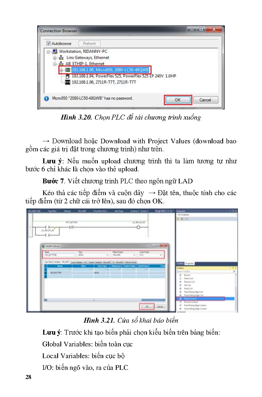 Lập trình PLC Allen Bradley (HCMUTE) - Trang 28