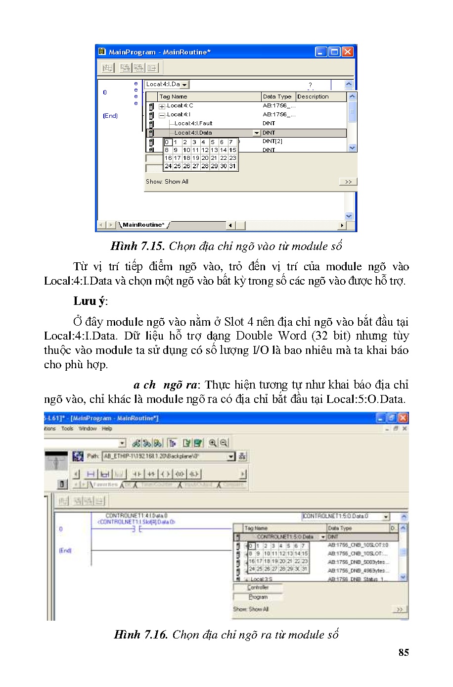Lập trình PLC Allen Bradley (HCMUTE) - Trang 85