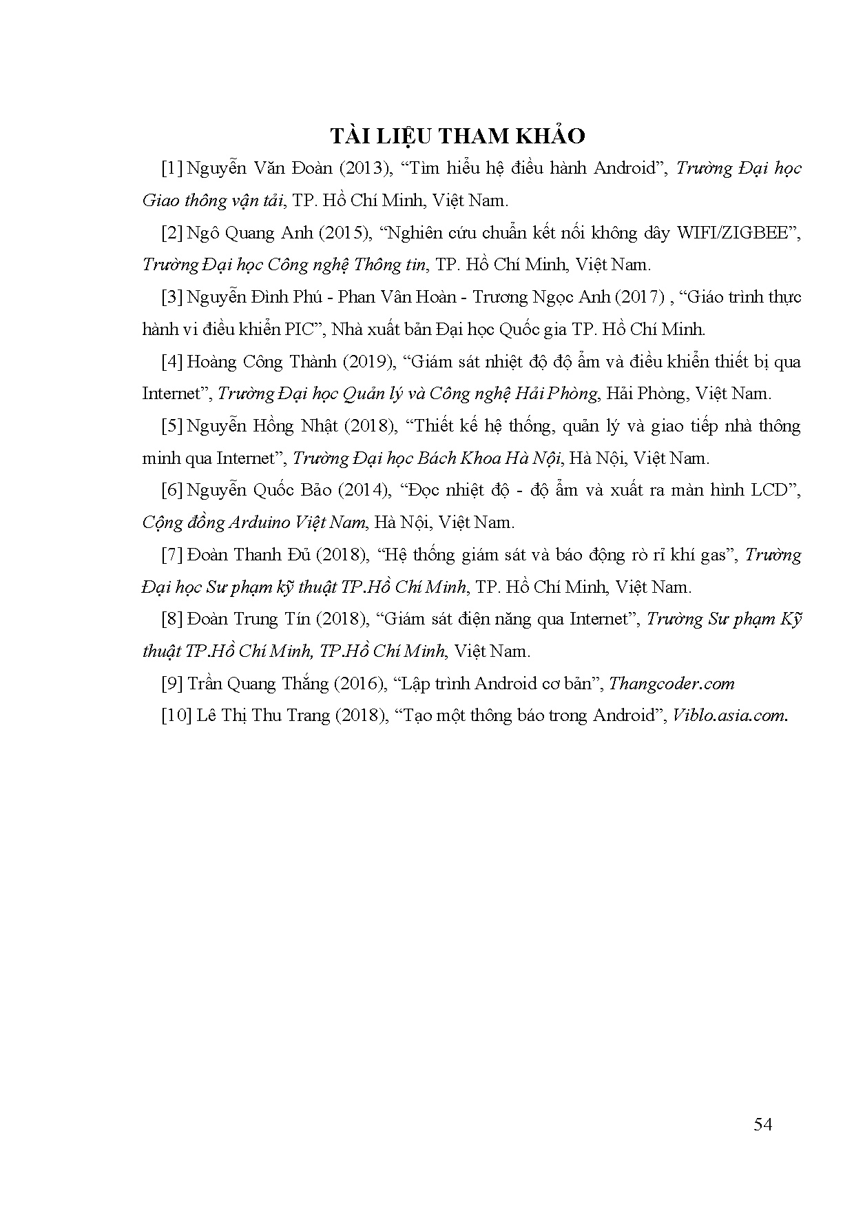 Ảnh một số trang tài liệu