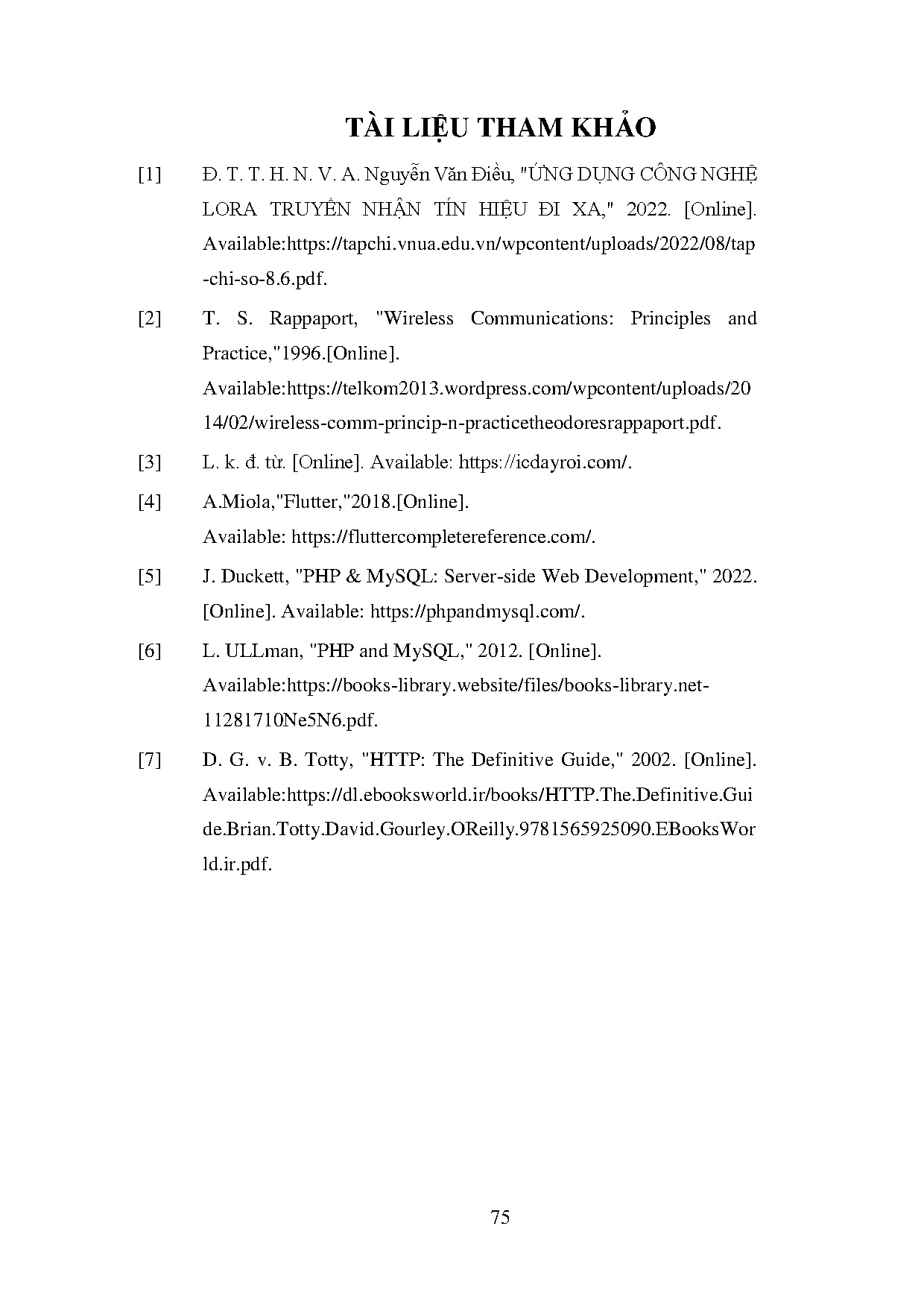 Ảnh một số trang tài liệu