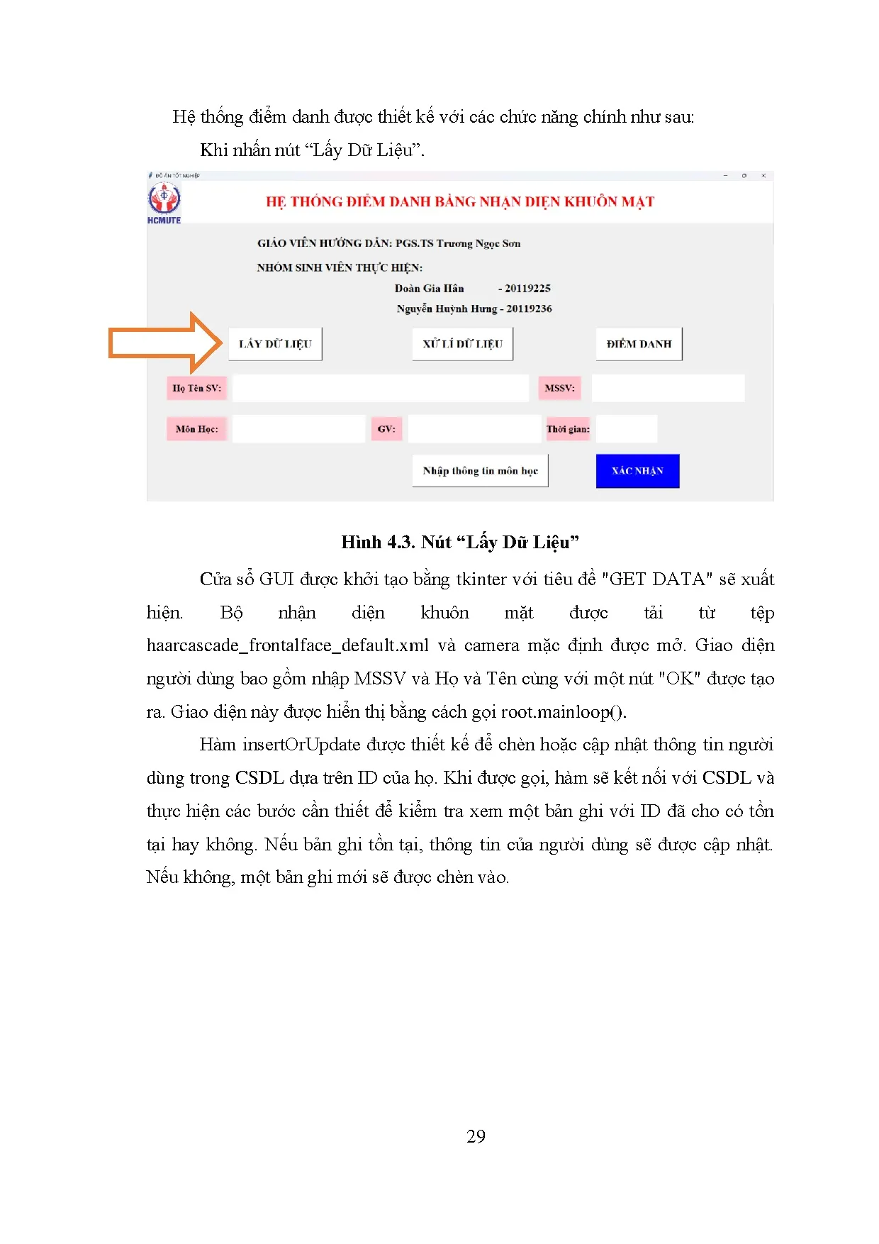 Đồ án tốt nghiệp - Hệ thống điểm danh sử dụng raspberry Pi để nhận diện khuôn mặt - Trang 42