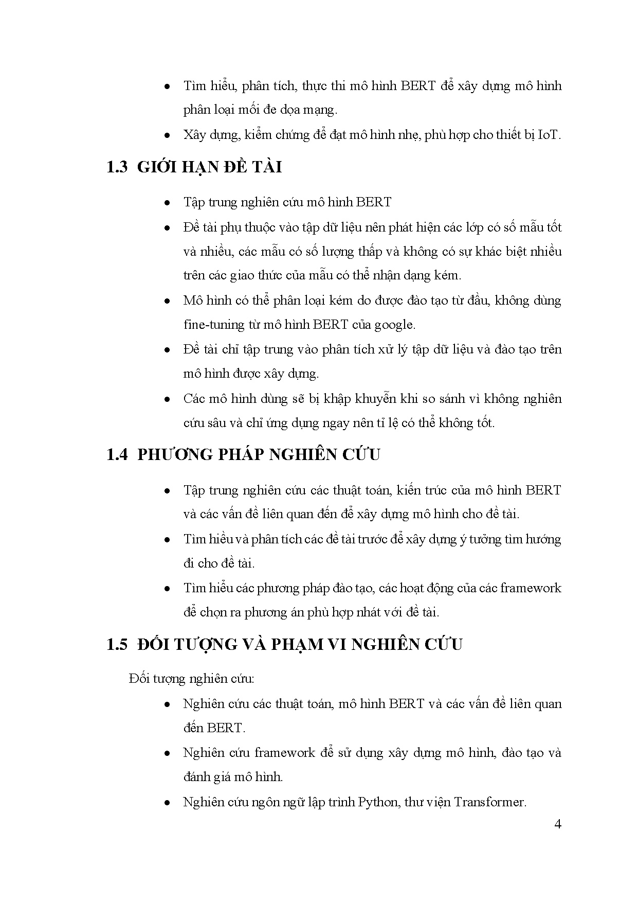 Đồ án tốt nghiệp - Nghiên cứu và phát triển mô hình Bert nhẹ để phân loại mối đe dọa mạng cho TBI - Trang 18
