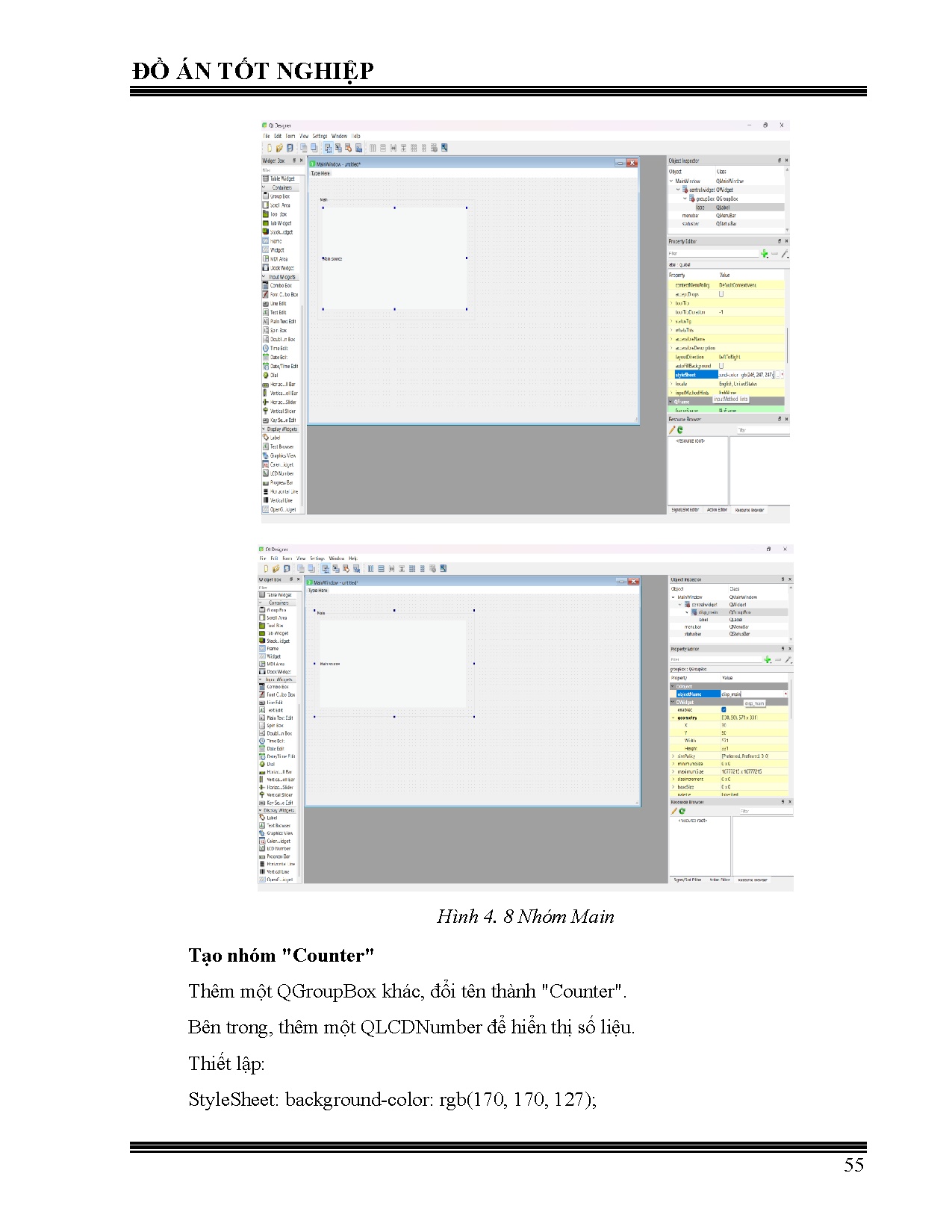 Đồ án tốt nghiệp - Thiết kế và thi công hệ thống nhận diện sản phẩm bằng mã QR và xếp lên Pallet - Trang 69