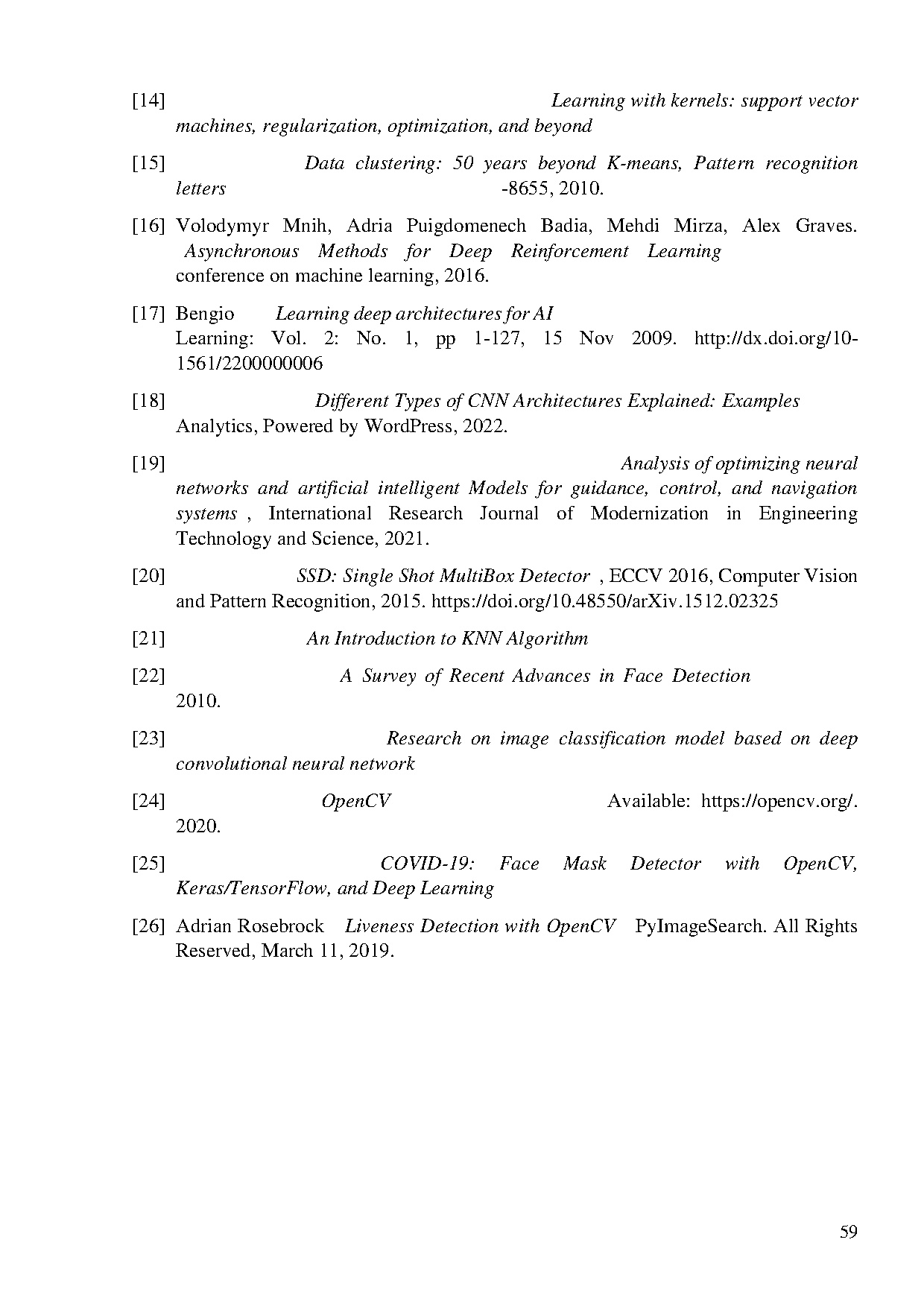 Đồ án tốt nghiệp - Real - time attendance management system based on face recognition with facial FT - Trang 71