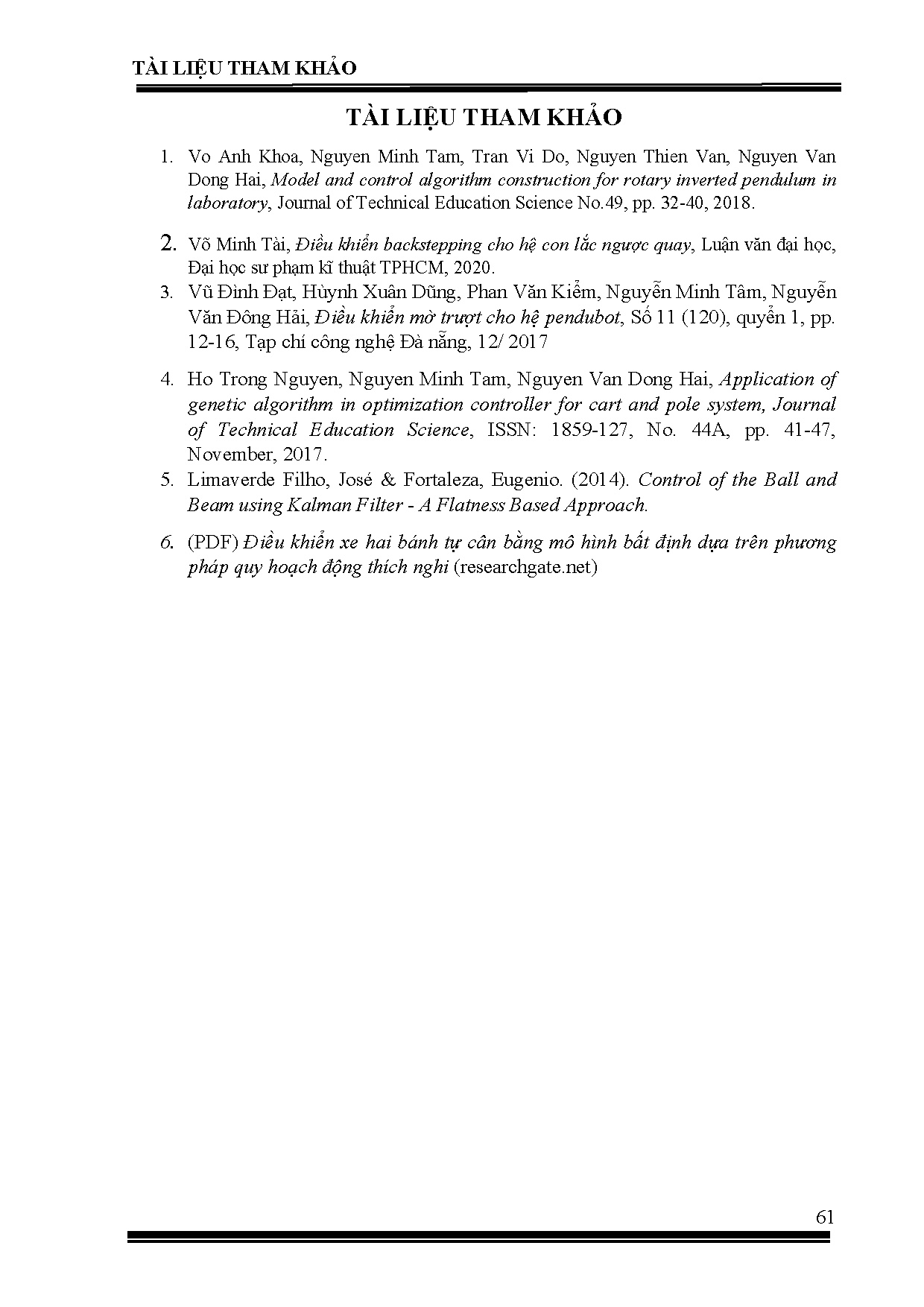 Ảnh một số trang tài liệu