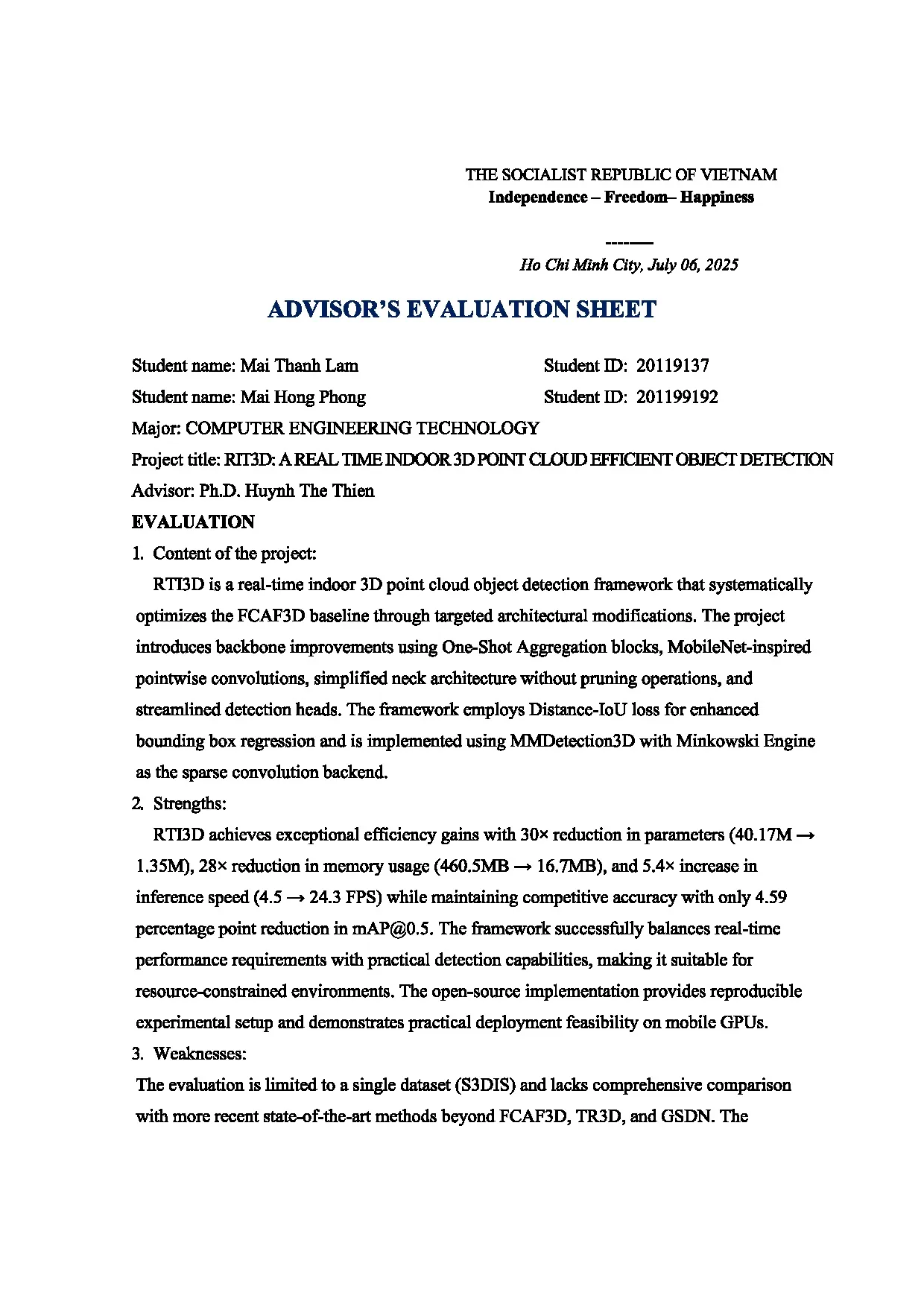 Đồ án tốt nghiệp - Rit3d: a real-time indoor 3d point cloud method for efficient object detection - Trang 3
