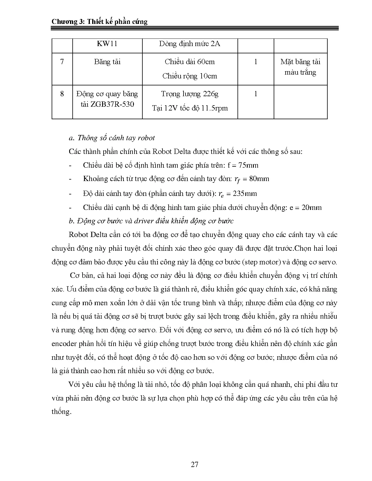 Đồ án tốt nghiệp - Điều khiển và giám sát hệ thống phân loại gói sản phẩm dùng DRĐÁTNKCLCNCNKTĐKVTĐH - Trang 40