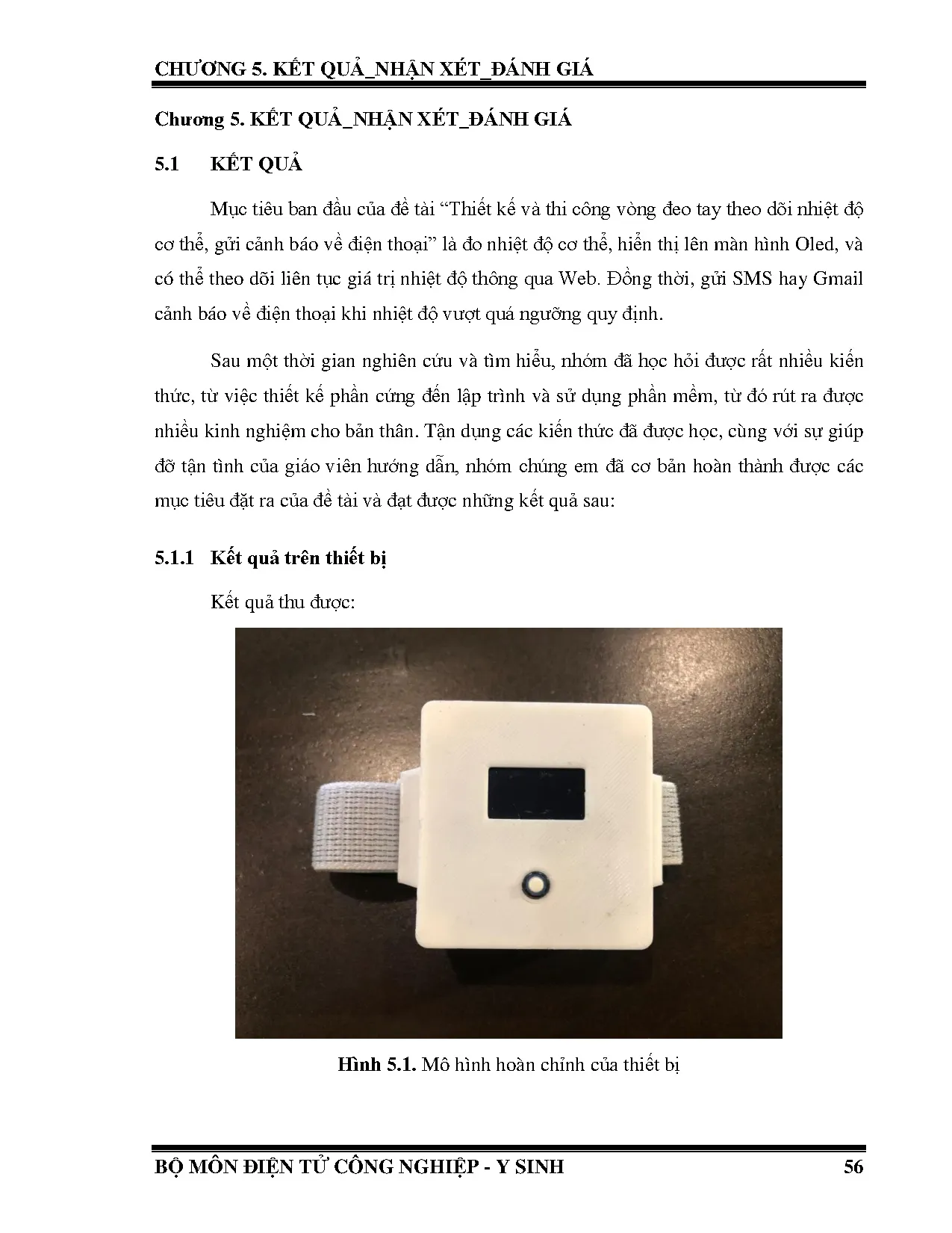 Đồ án tốt nghiệp - Thiết kế và thi công vòng đeo tay theo dõi nhiệt độ cơ thể, gửi cảnh báo về ĐT - Trang 69