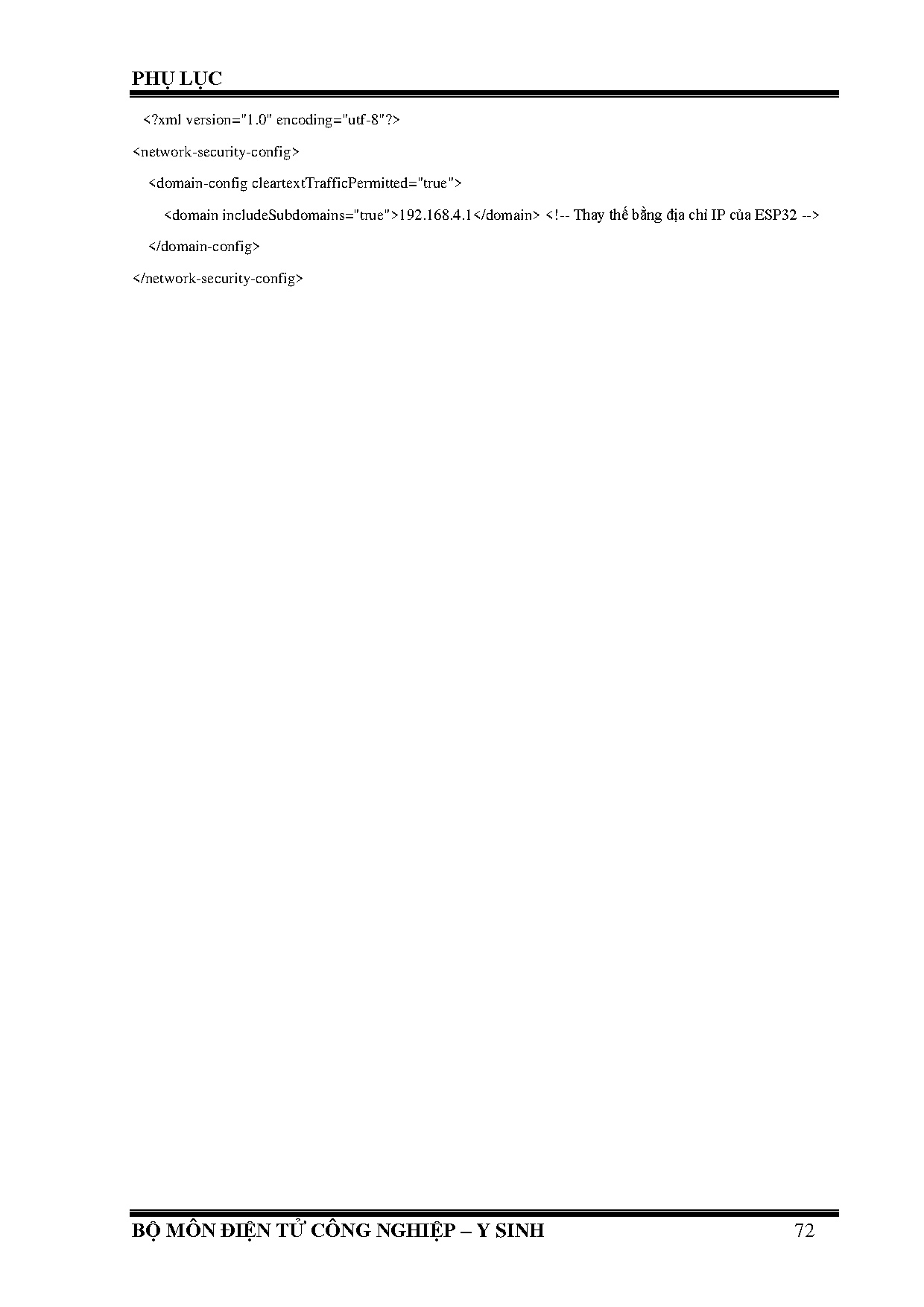 Đồ án tốt nghiệp - Thiết kế và thi công máy bơm tiêm điện điều khiển thông qua ứng dụng trên ĐTTM - Trang 87