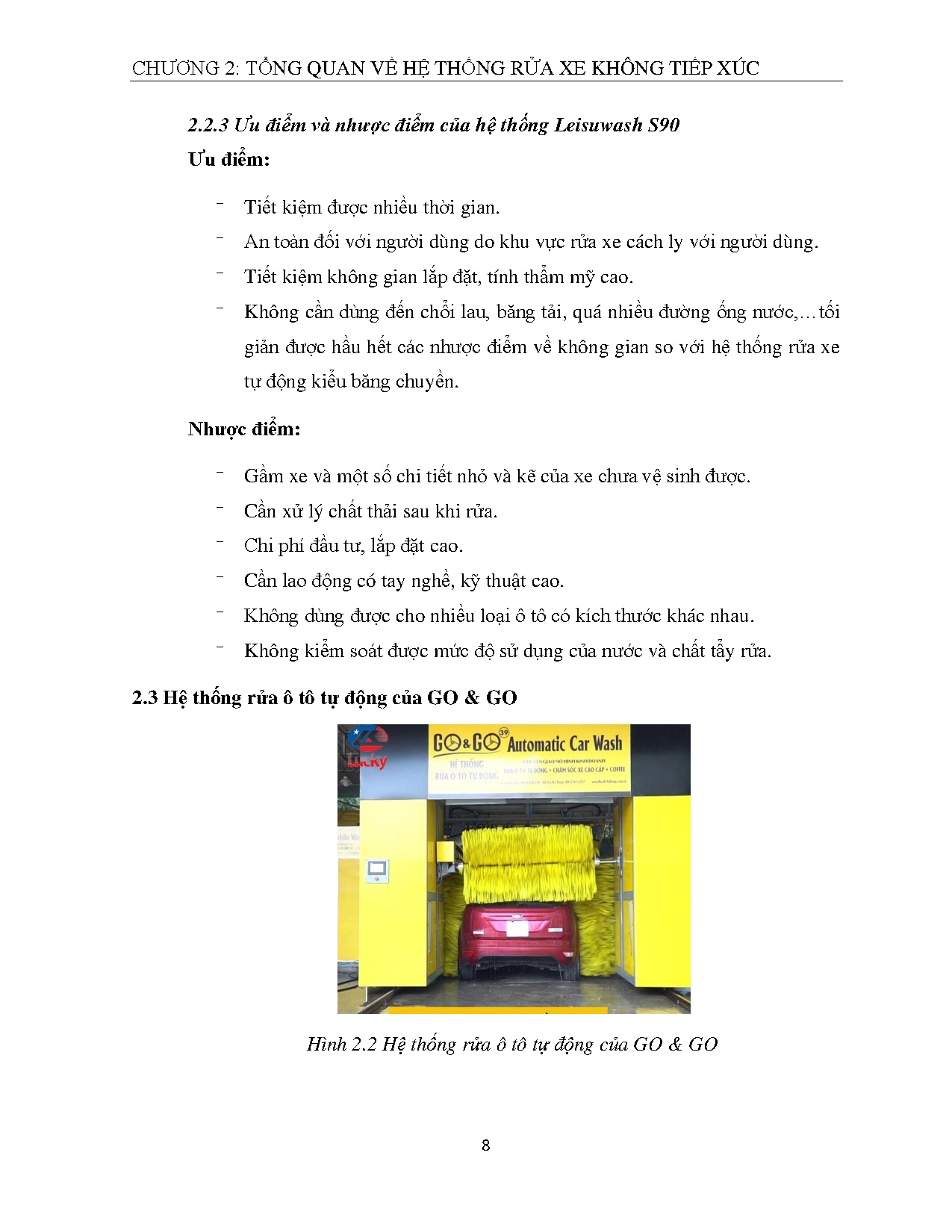 Đồ án tốt nghiệp - Hệ thống rửa xe tự động không tiếp xúc - Trang 22
