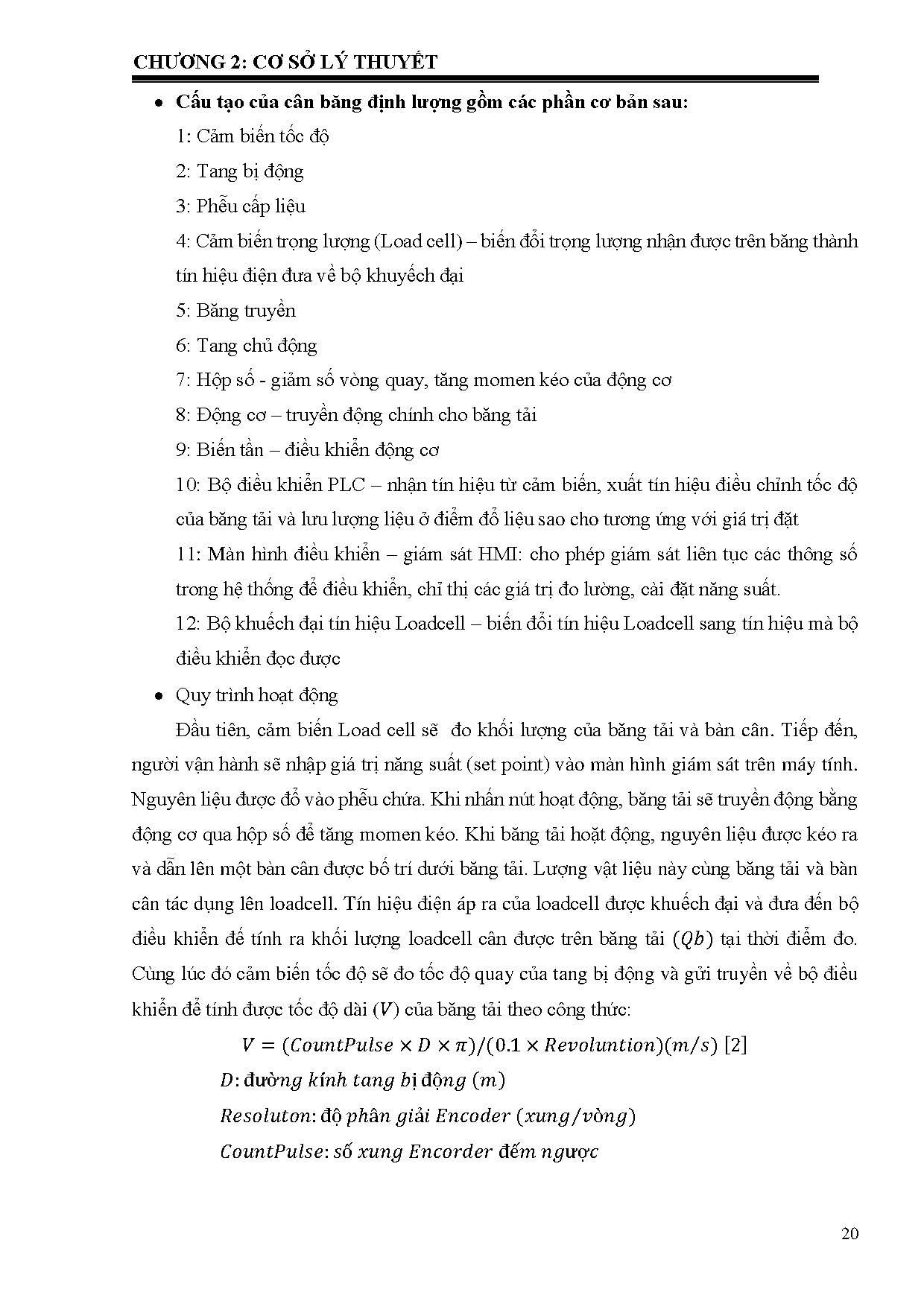 Đồ án tốt nghiệp - Điều khiển và giám sát cân trộn và nghiền nguyên liệu - Trang 20