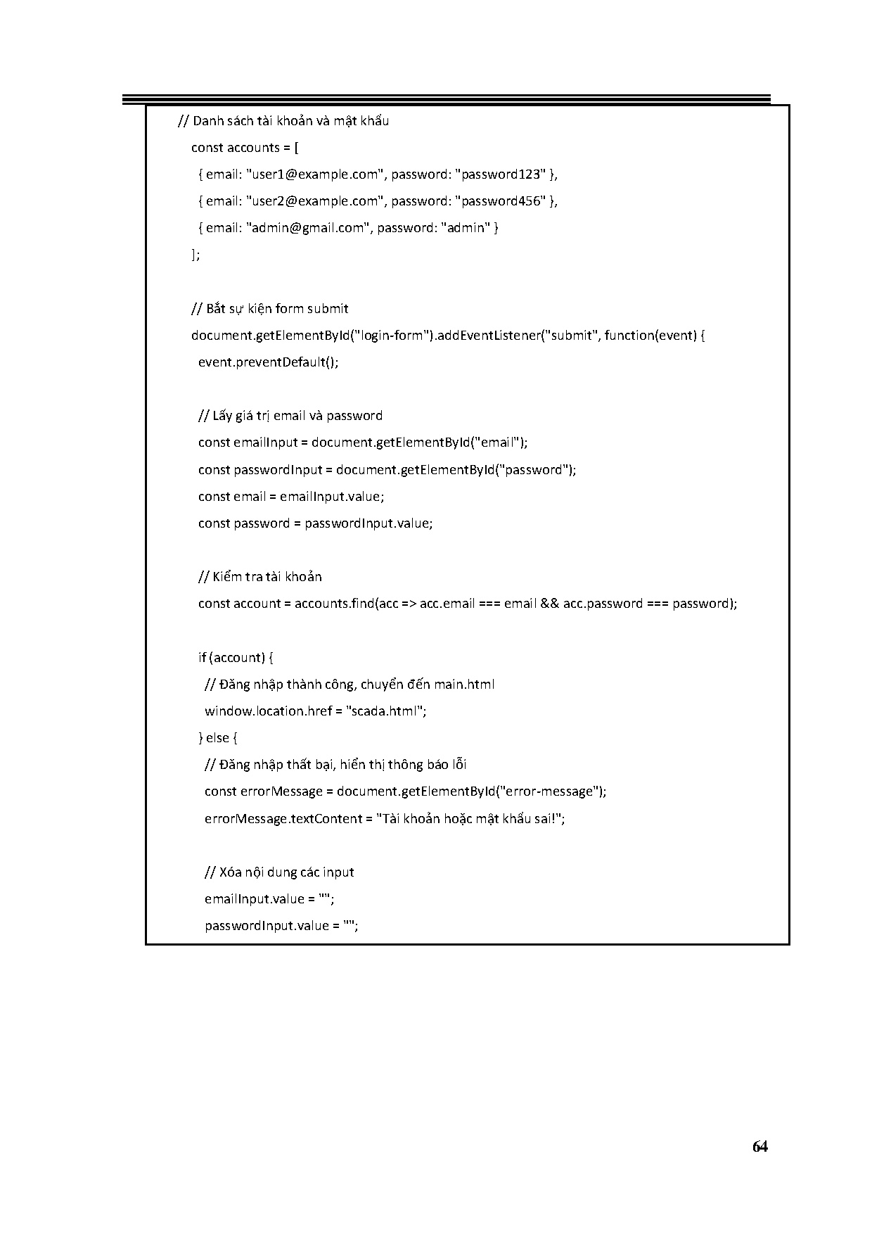 Ảnh một số trang tài liệu