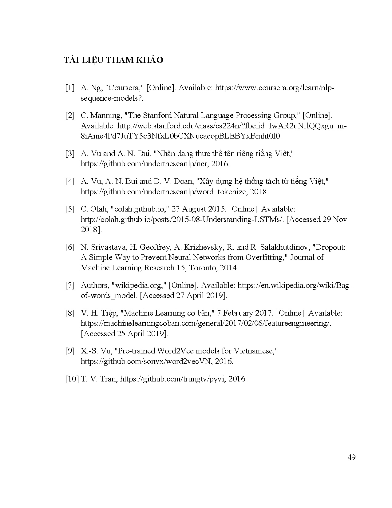 Ảnh một số trang tài liệu