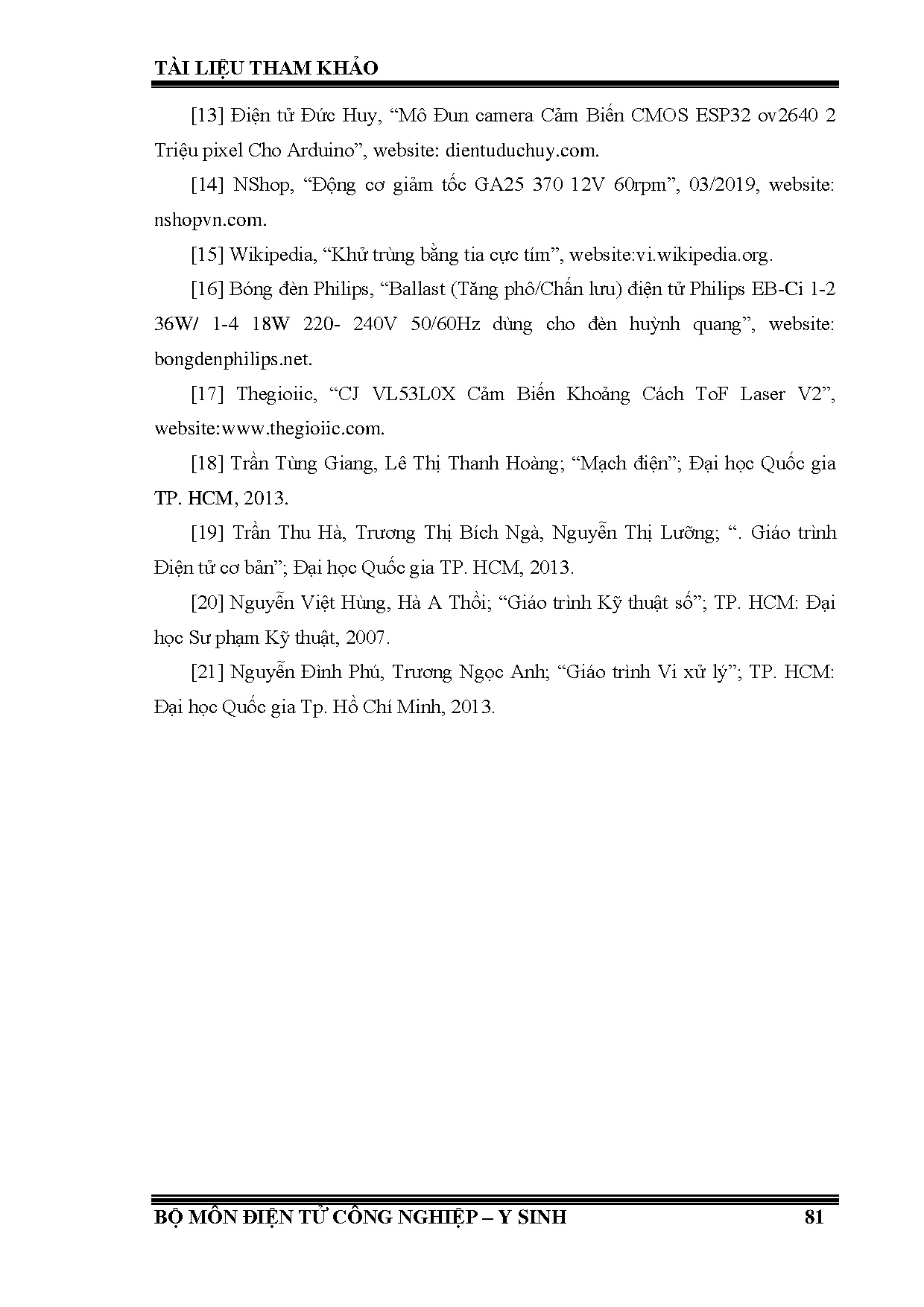 Ảnh một số trang tài liệu