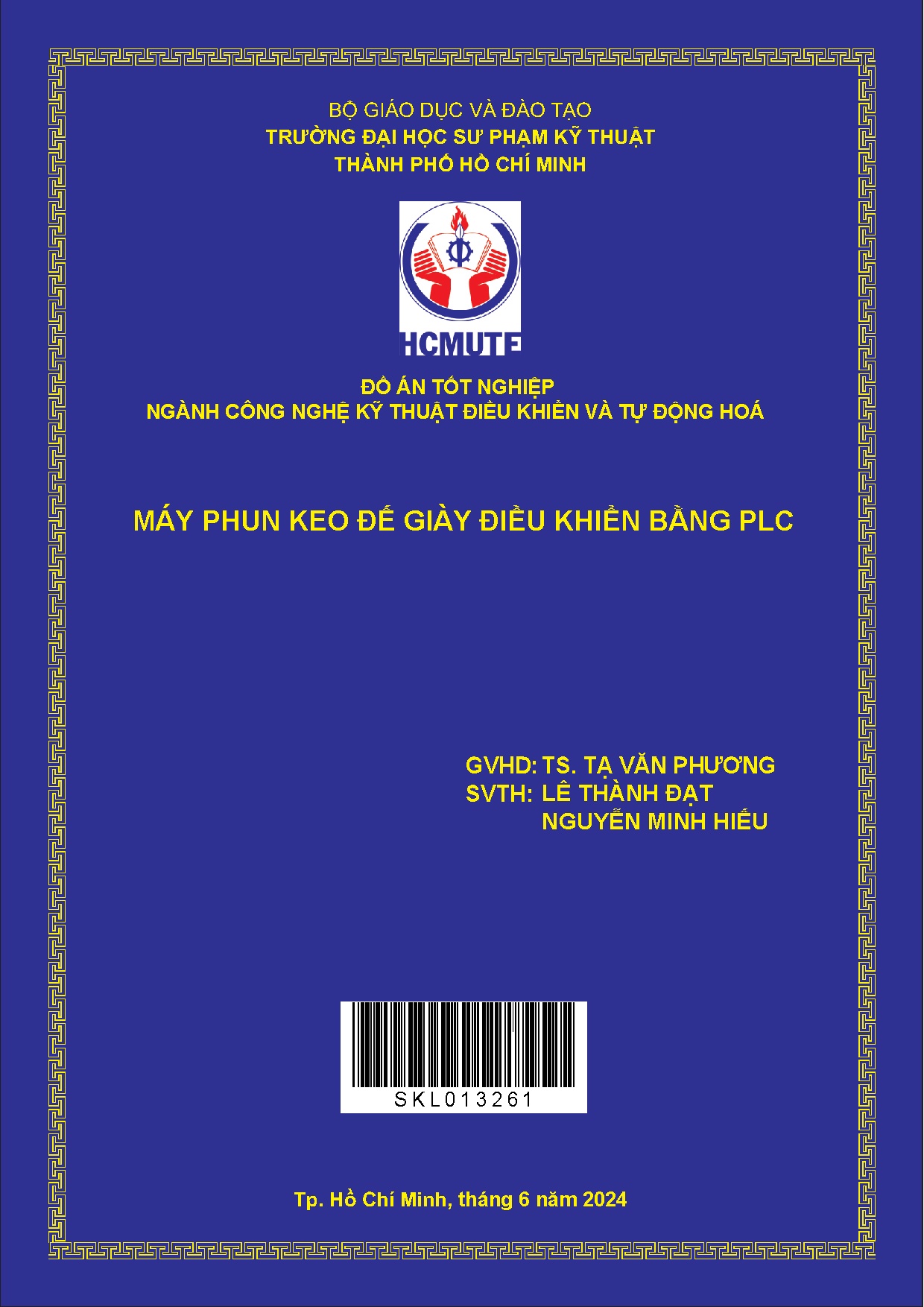 Đồ án tốt nghiệp - Máy phun keo đế giày điều khiển bằng PLC