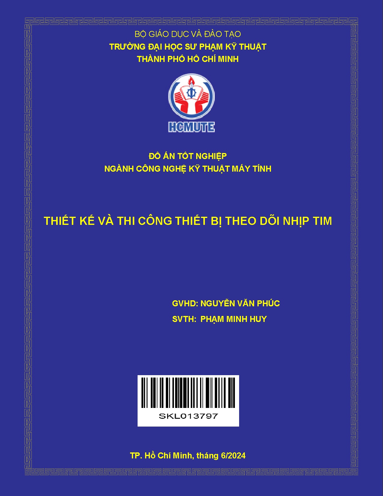 Đồ án tốt nghiệp - Thiết kế và thi công thiết bị theo dõi nhịp tim