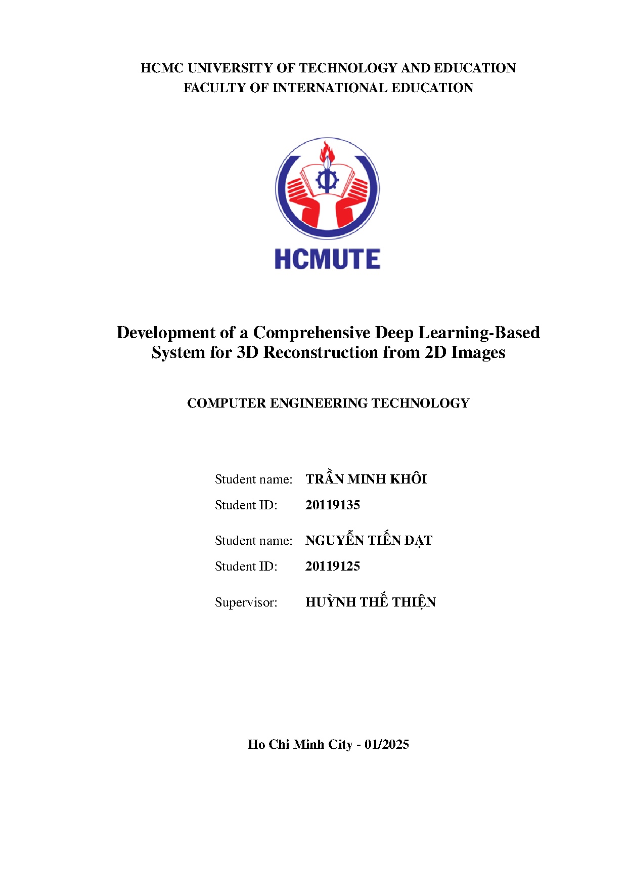 Đồ án tốt nghiệp - Development of a comprehensive deep learning-based system for 3D RF 2 I