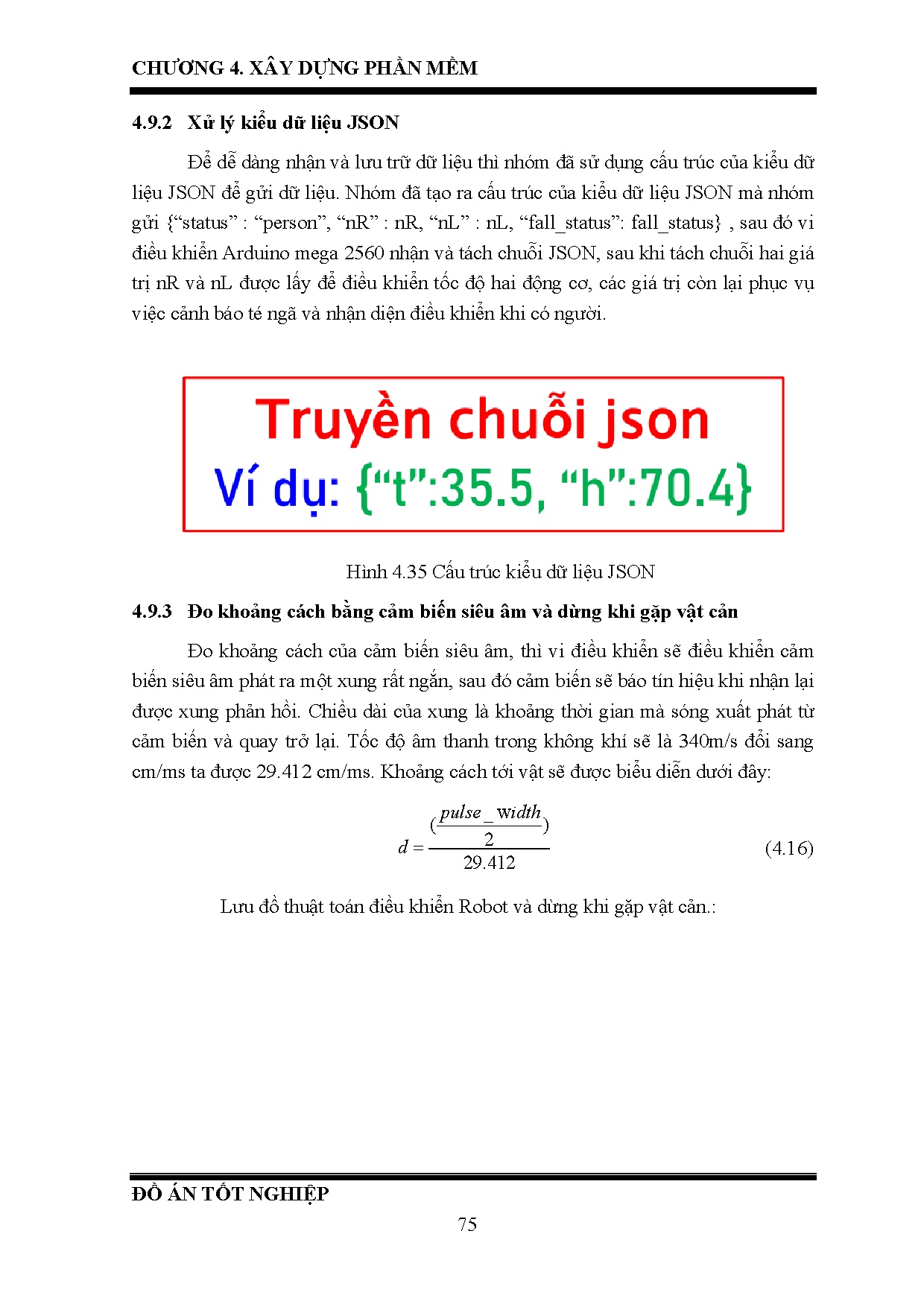Đồ án tốt nghiệp - Thiết kế và thi công mô hình Robot di động hỗ trợ khuân vác đồ vật và PHTNCNCT - Trang 98