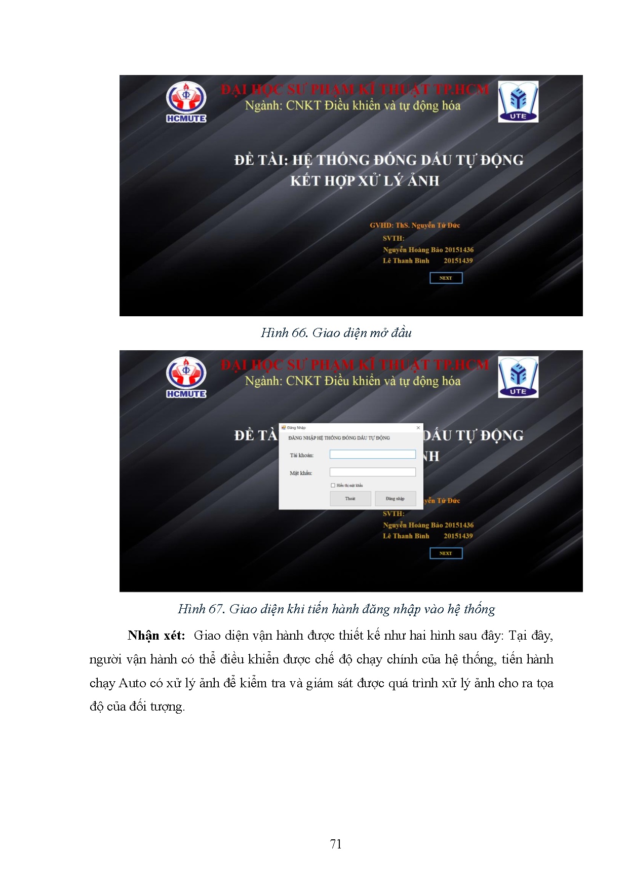 Đồ án tốt nghiệp - Hệ thống máy đóng dấu tự động kết hợp xử lý ảnh - Trang 92