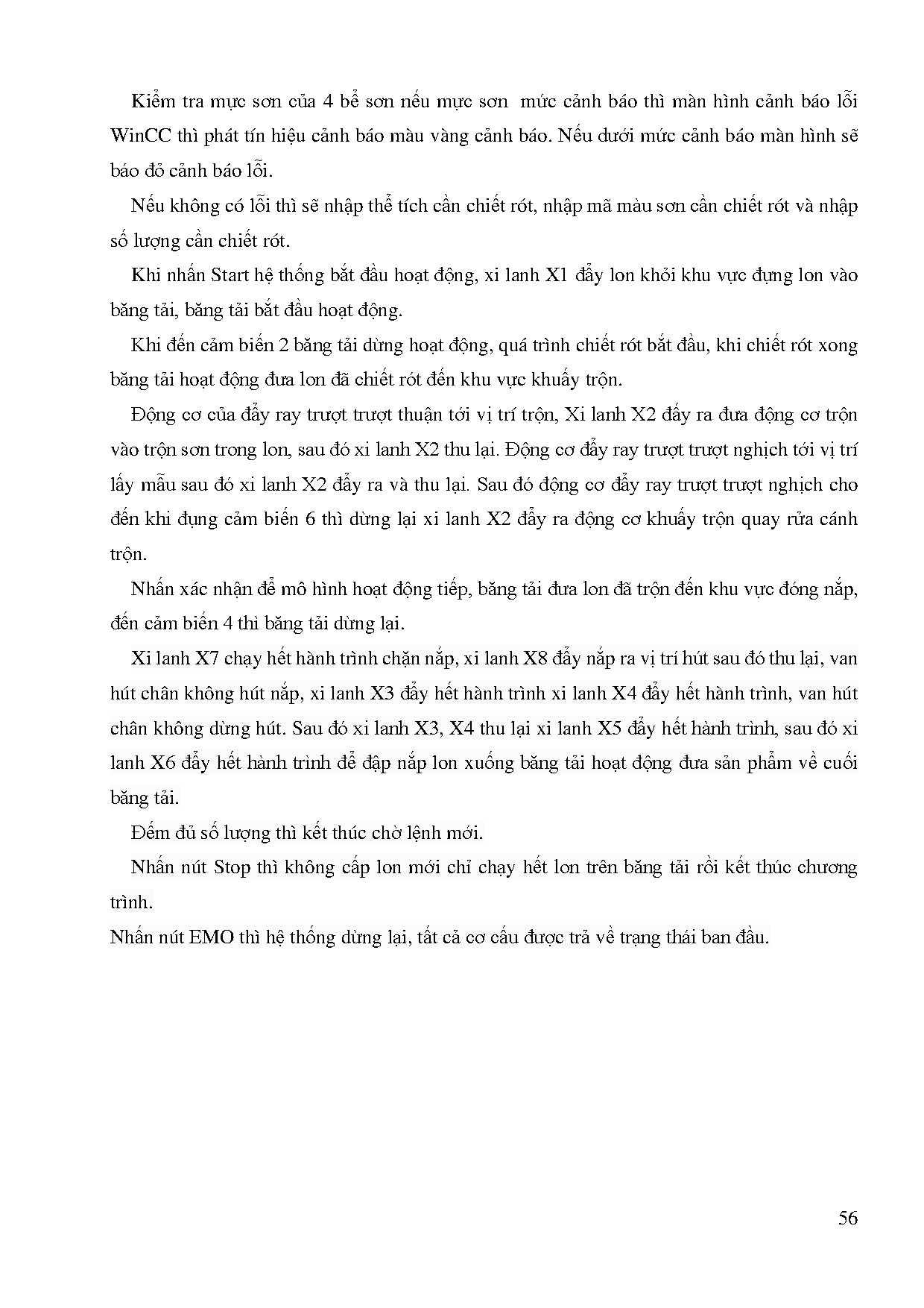 Đồ án tốt nghiệp - Thi công hệ thống pha trộn màu nước và đóng nắp lon tự động - Trang 57