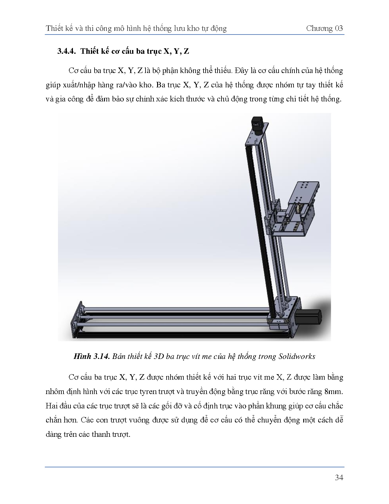 Đồ án tốt nghiệp - Thiết kế và thi công mô hình hệ thống lưu kho tự động - Trang 50