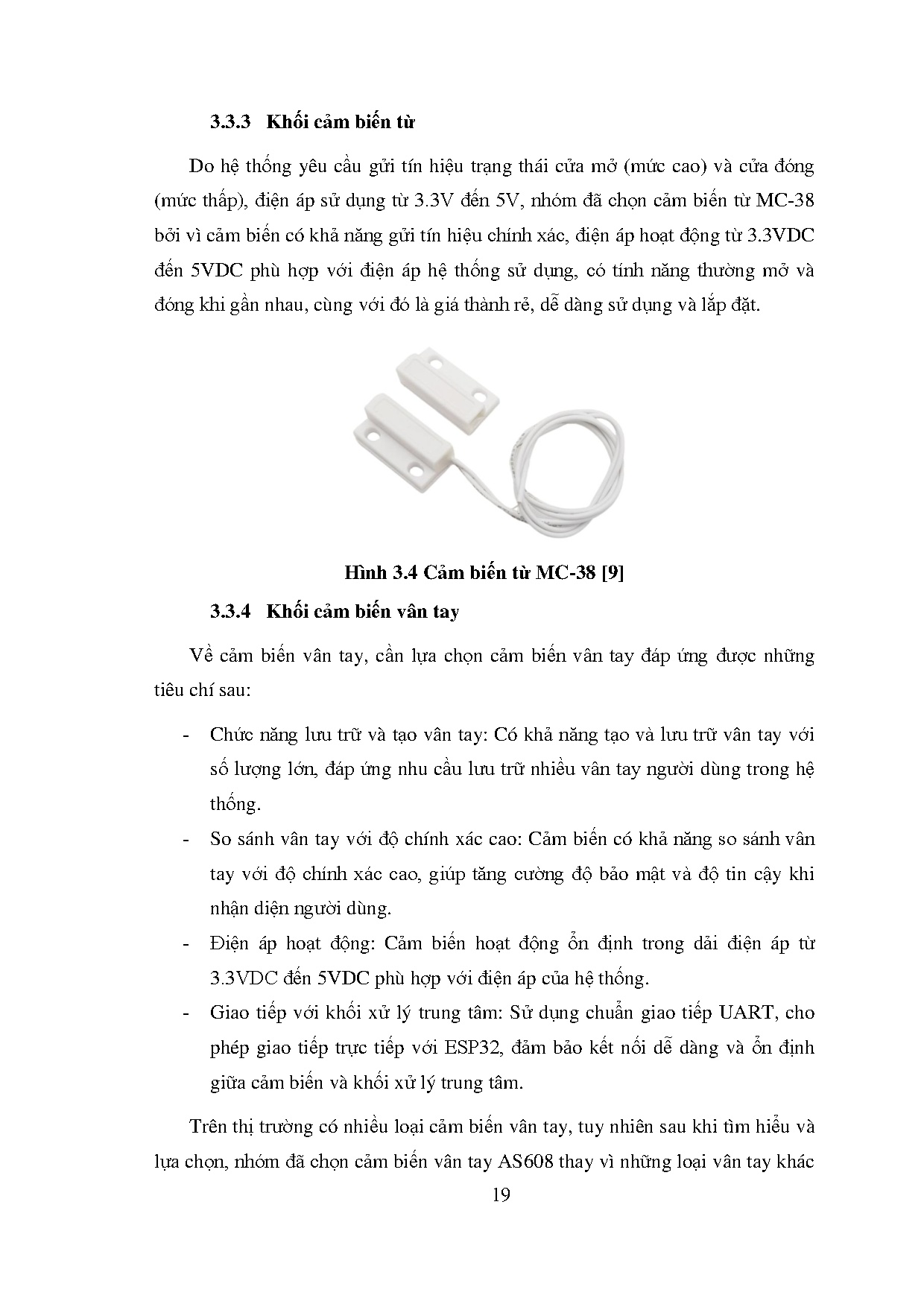 Đồ án tốt nghiệp - Thiết kế và thi công hệ thống khóa cửa điện tử - Trang 37