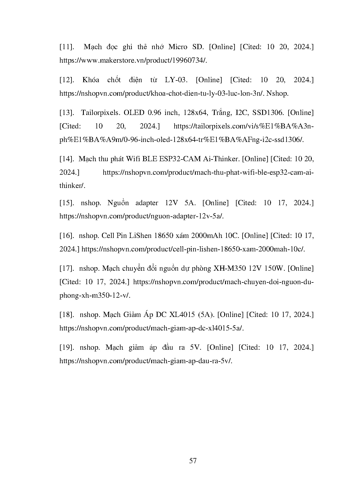 Đồ án tốt nghiệp - Thiết kế và thi công hệ thống khóa cửa điện tử - Trang 75