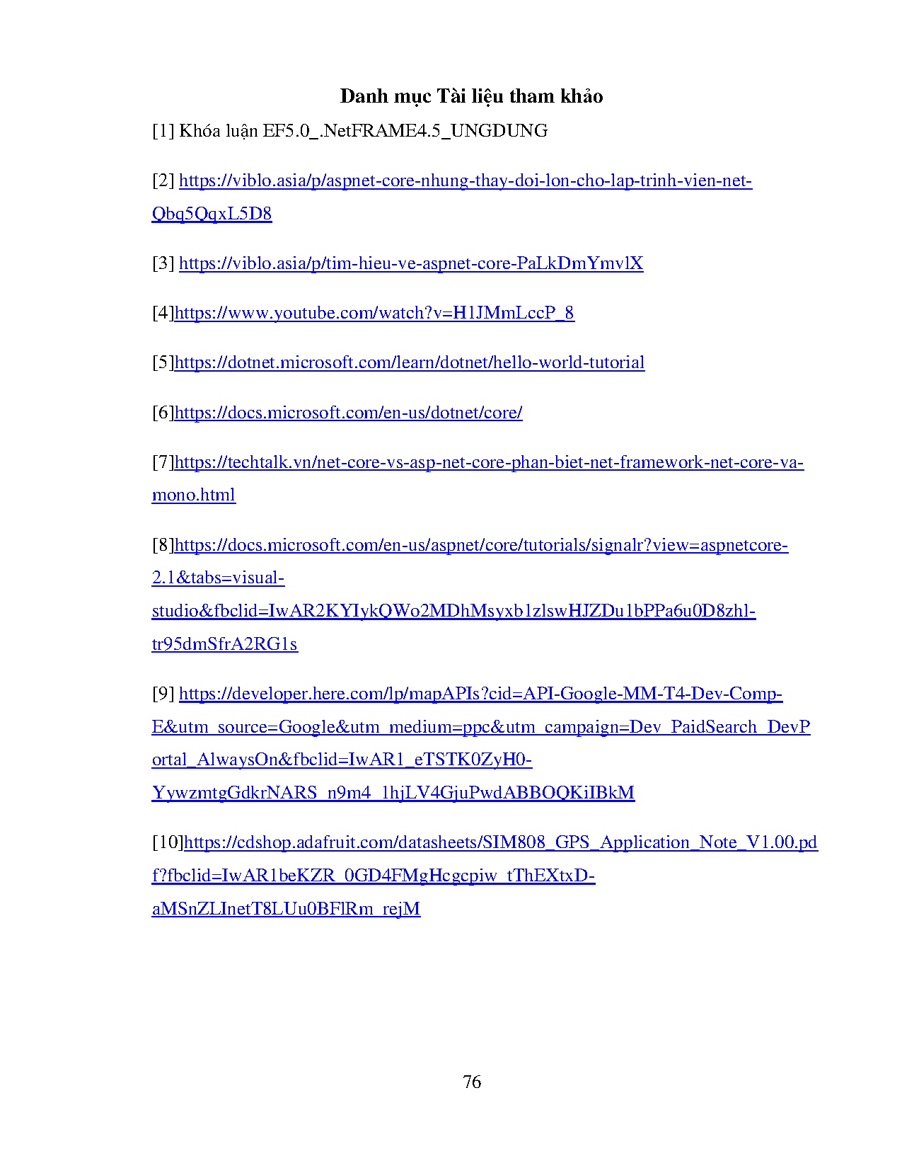 Ảnh một số trang tài liệu