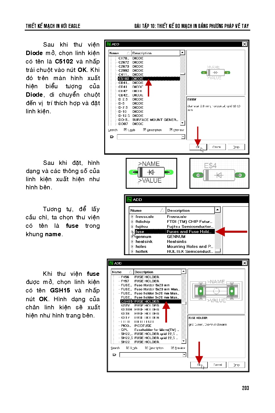 Thiết kế mạch in với EAGLE (HCMUTE) - Trang 204