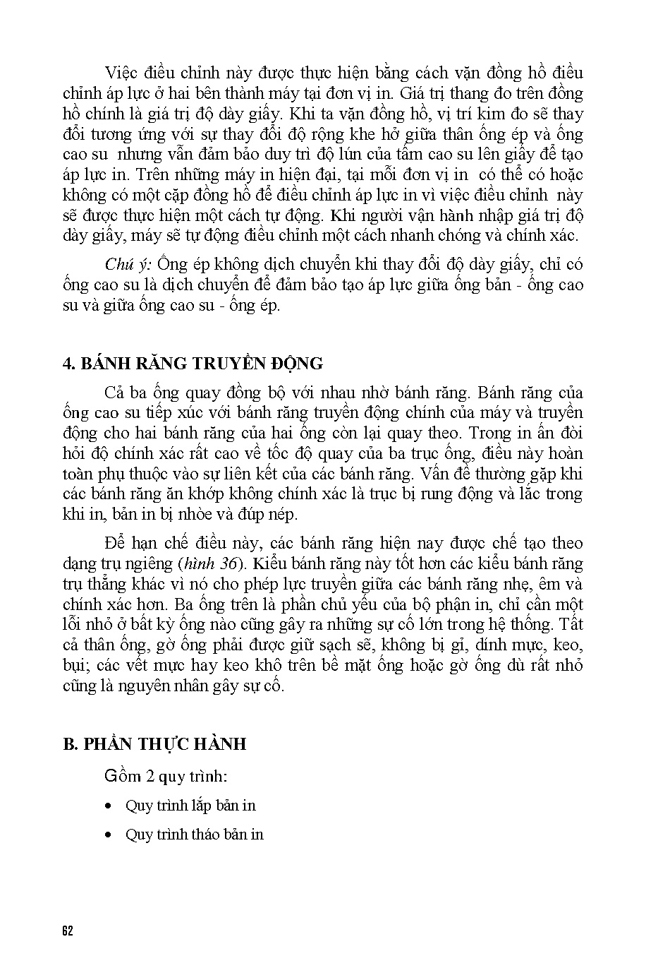 Giáo trình thực tập cơ bản in offset tờ rời (HCMUTE) - Trang 63