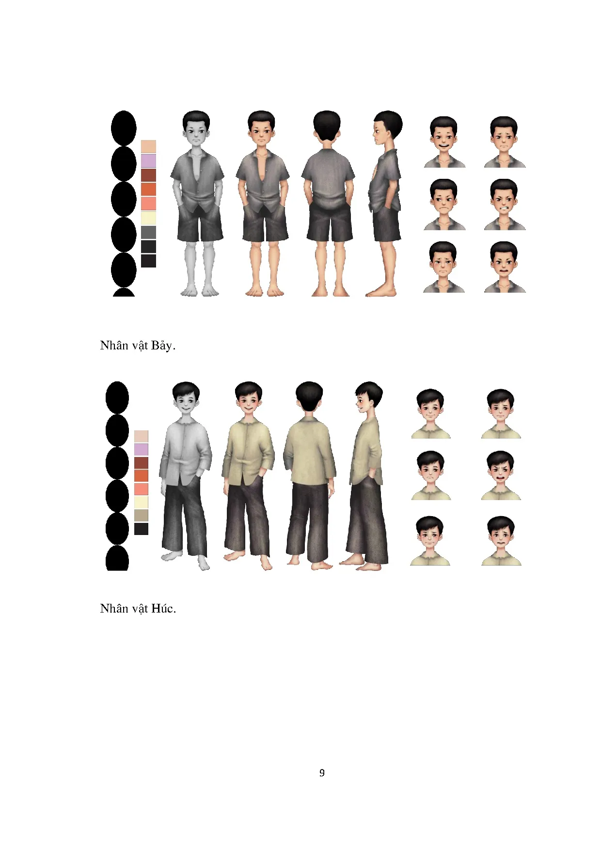 Đồ án tốt nghiệp - Minh họa sách “Đội thiếu niên du kích Đình Bảng” - Trang 22