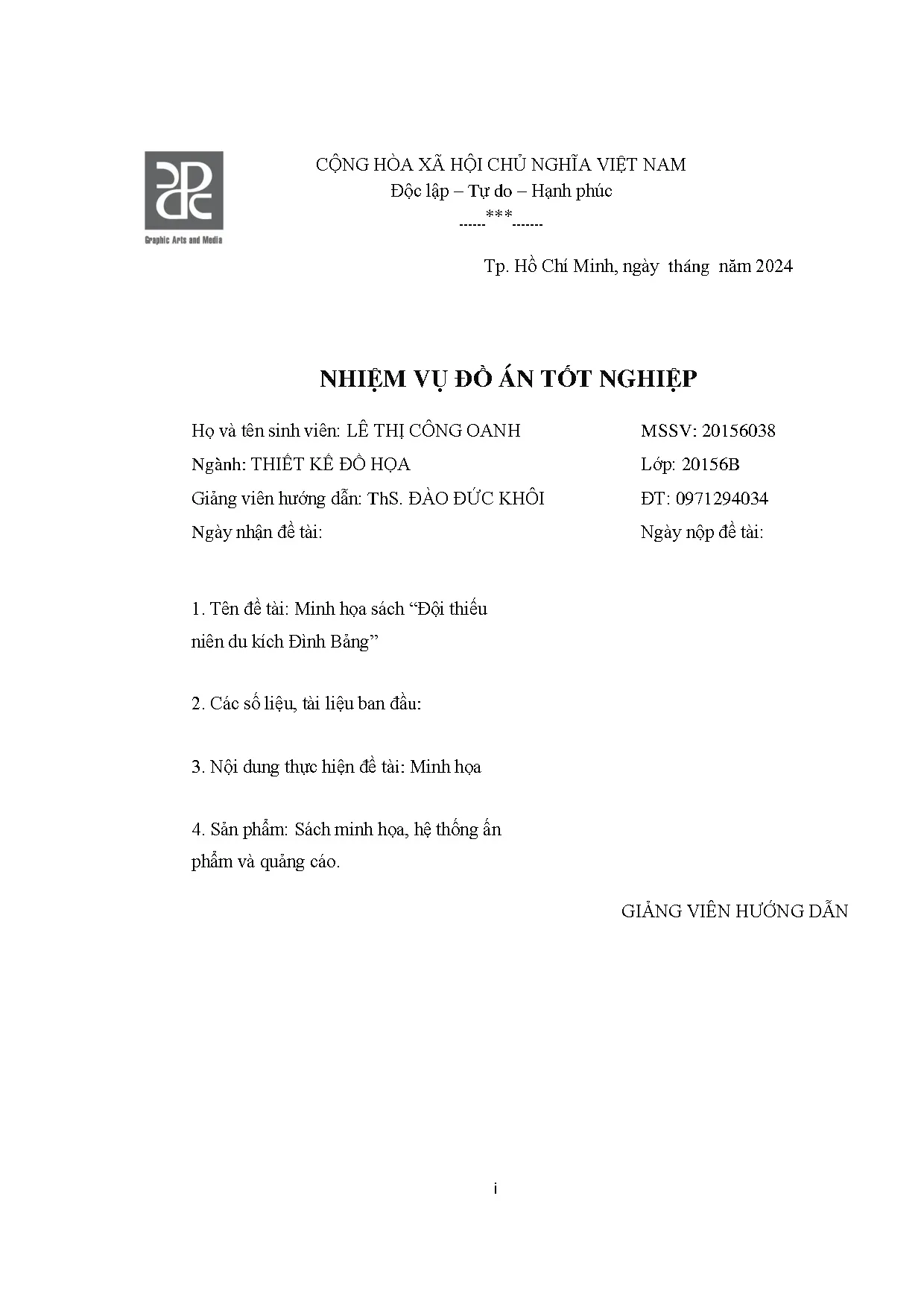 Đồ án tốt nghiệp - Minh họa sách “Đội thiếu niên du kích Đình Bảng” - Trang 3