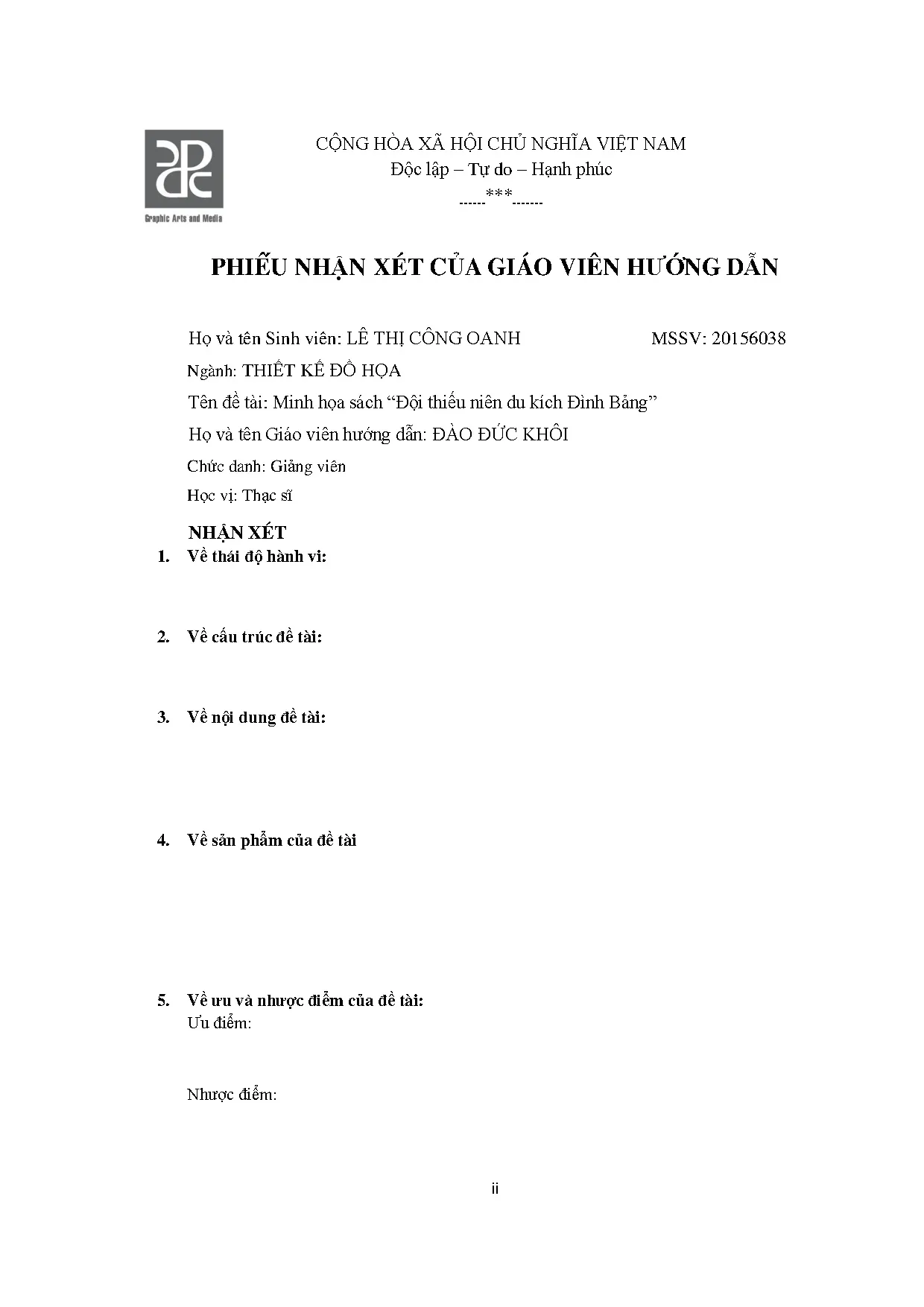 Đồ án tốt nghiệp - Minh họa sách “Đội thiếu niên du kích Đình Bảng” - Trang 4