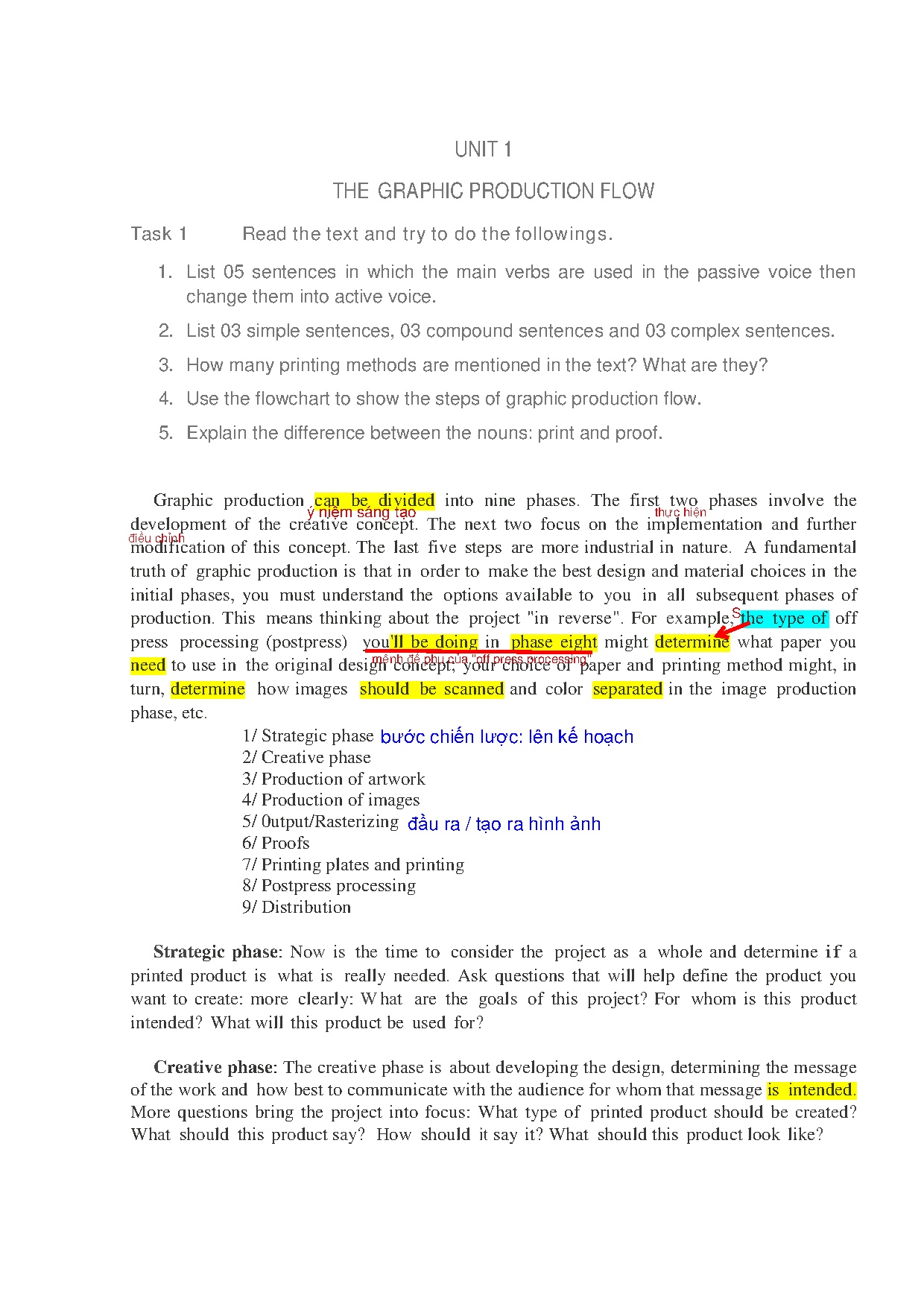 UNIT 1 - 4  Printing Answer