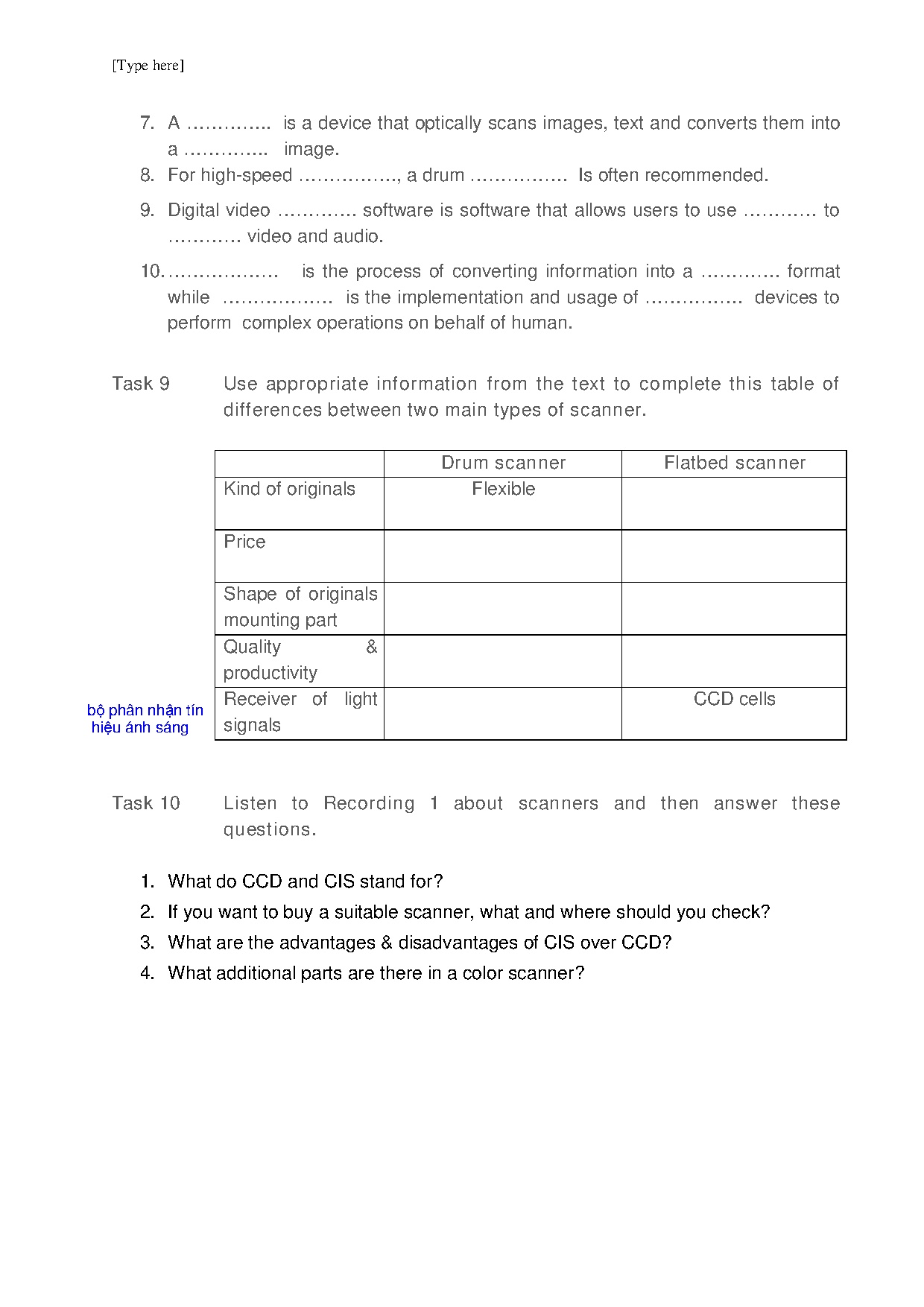Ảnh một số trang tài liệu