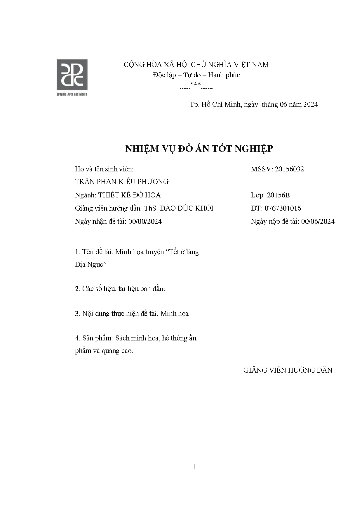 Đồ án tốt nghiệp - Minh họa truyện “Tết ở làng Địa Ngục” - Trang 4
