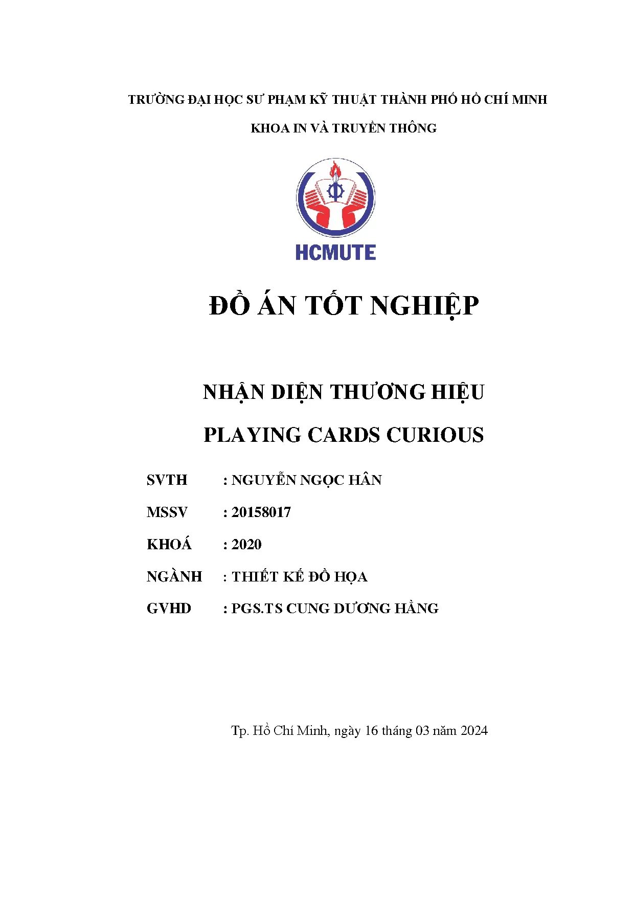 Đồ án tốt nghiệp - Nhận diện thương hiệu Playing Cards Curious